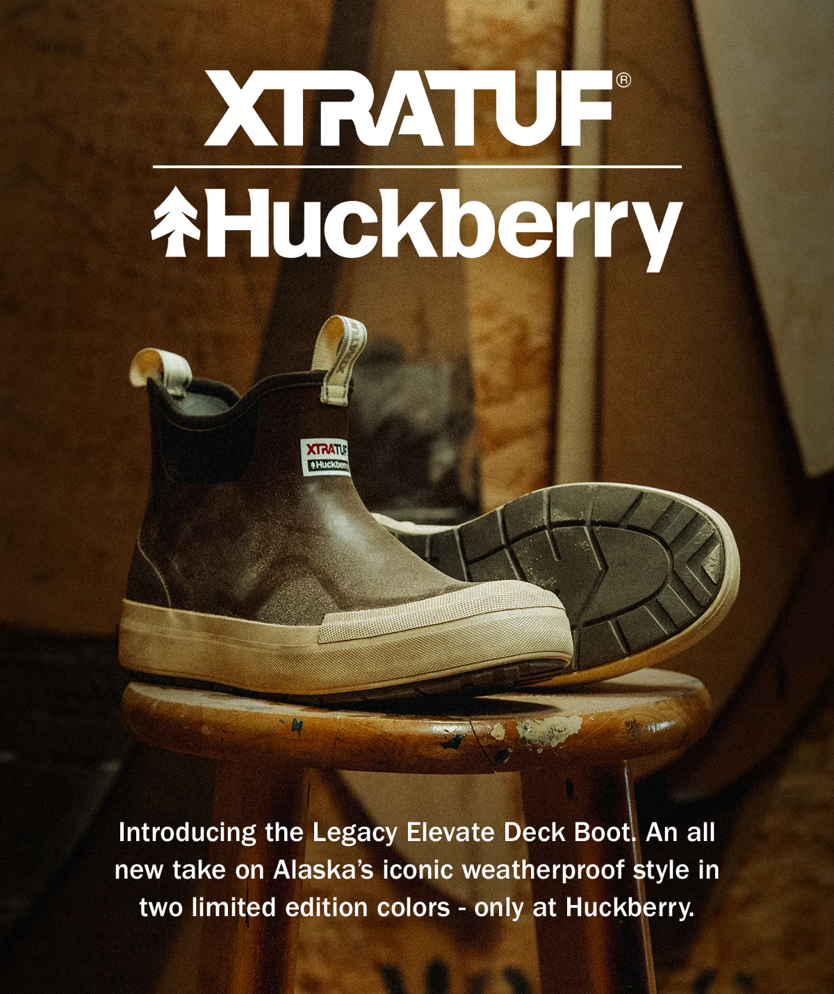 thumbnail image 2 of XTRATUF Men's Wheelhouse Rain Boot - Commercial Grade Ankle Deck Boot With Oil-Resistant Sole 2 of 10