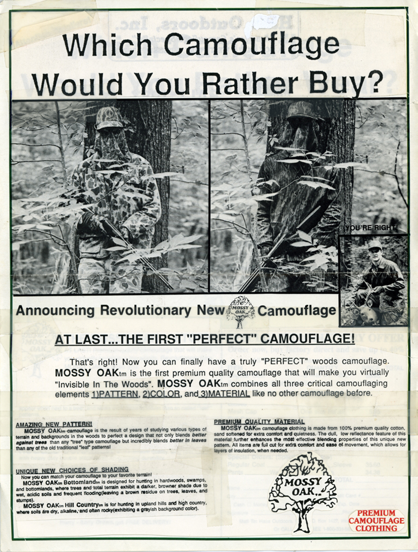 ThinOPTICS Camouflage Collection features Mossy Oak® Camo reading
