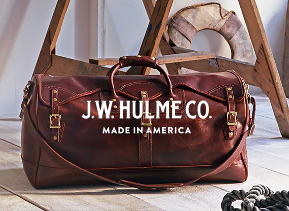 JW Hulme ? Large Leather Tote in Bisque J.W. Hulme - The American Edit main image 2