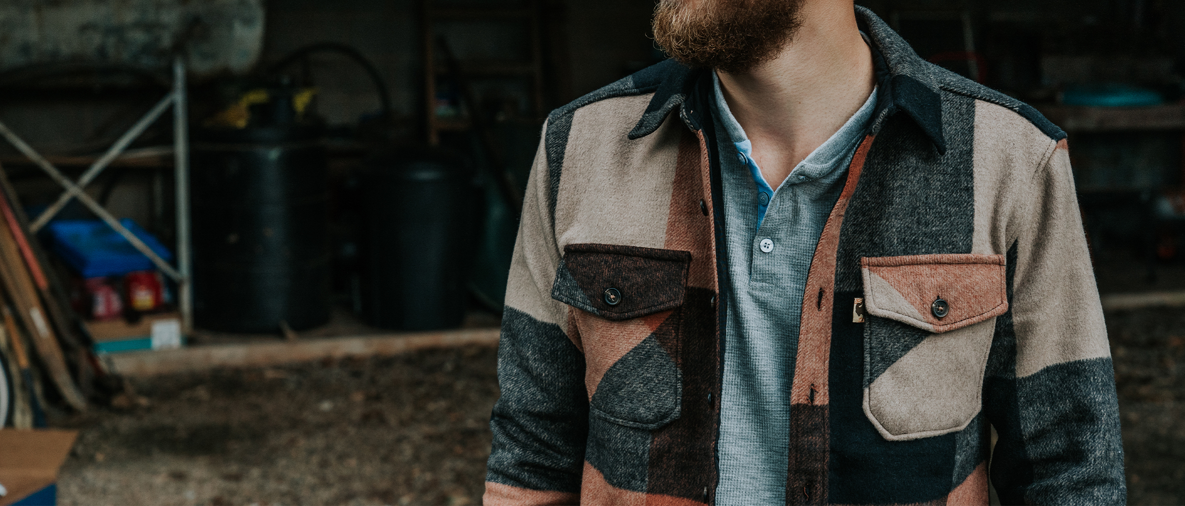 Mens Wool Shirt  Buffalo Jackson