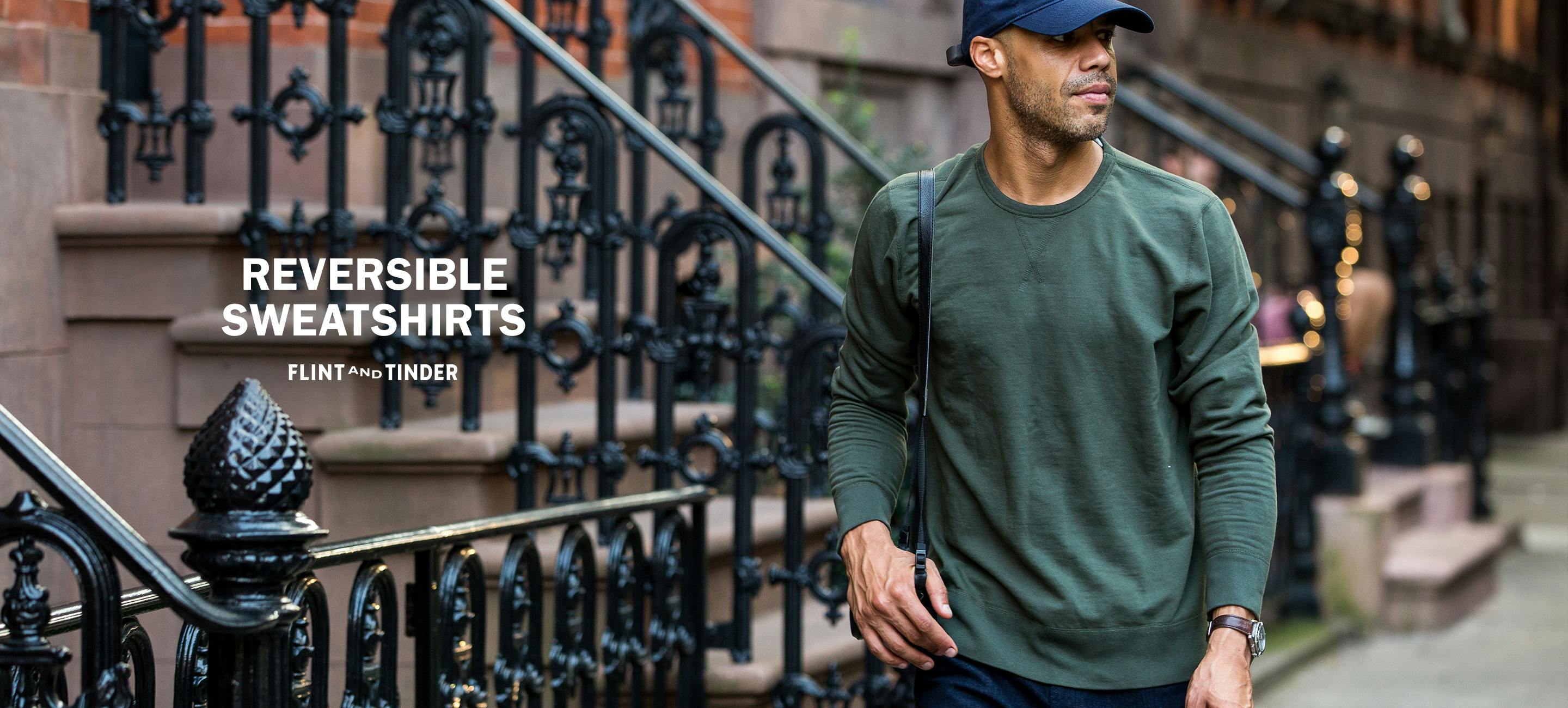 Flint and Tinder: Reversible Sweatshirts