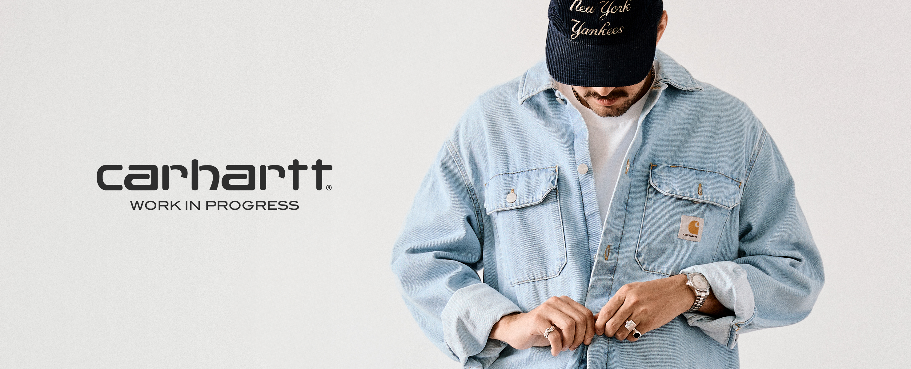 Over print POP ART Carhartt pocket ネイビー 新品】over print POP ART Carhartt pocket Tee ( blue) M