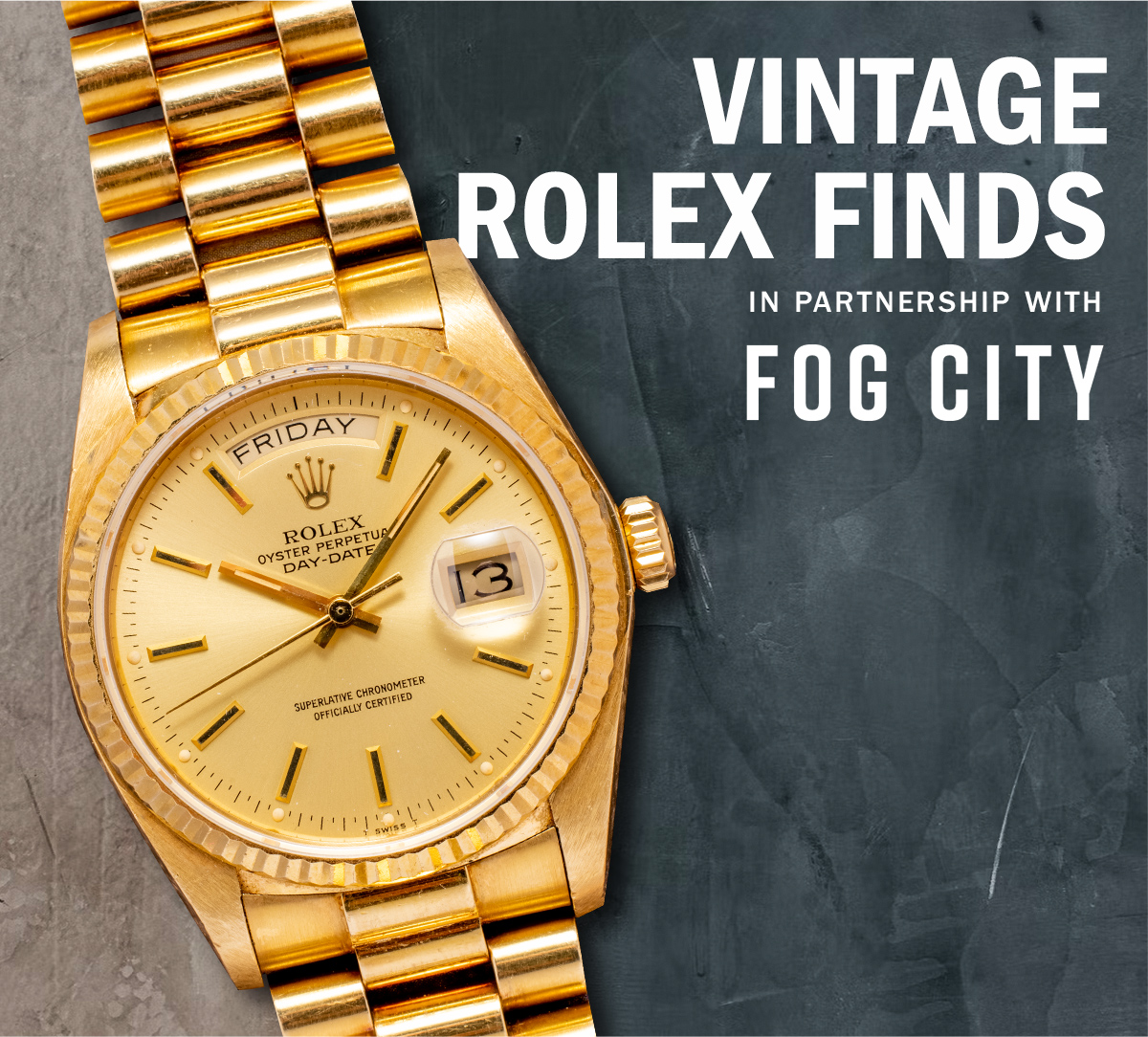 Fog city vintage clearance watches