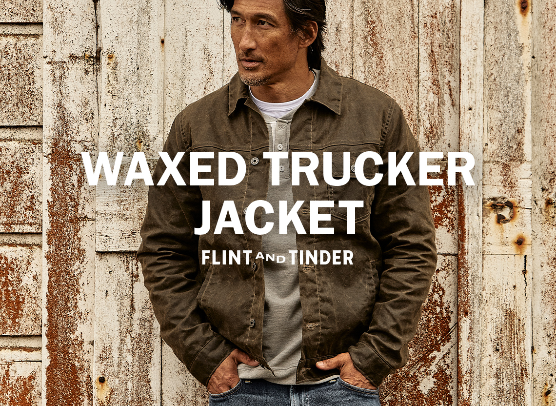 Flint and tinder on sale denim trucker jacket