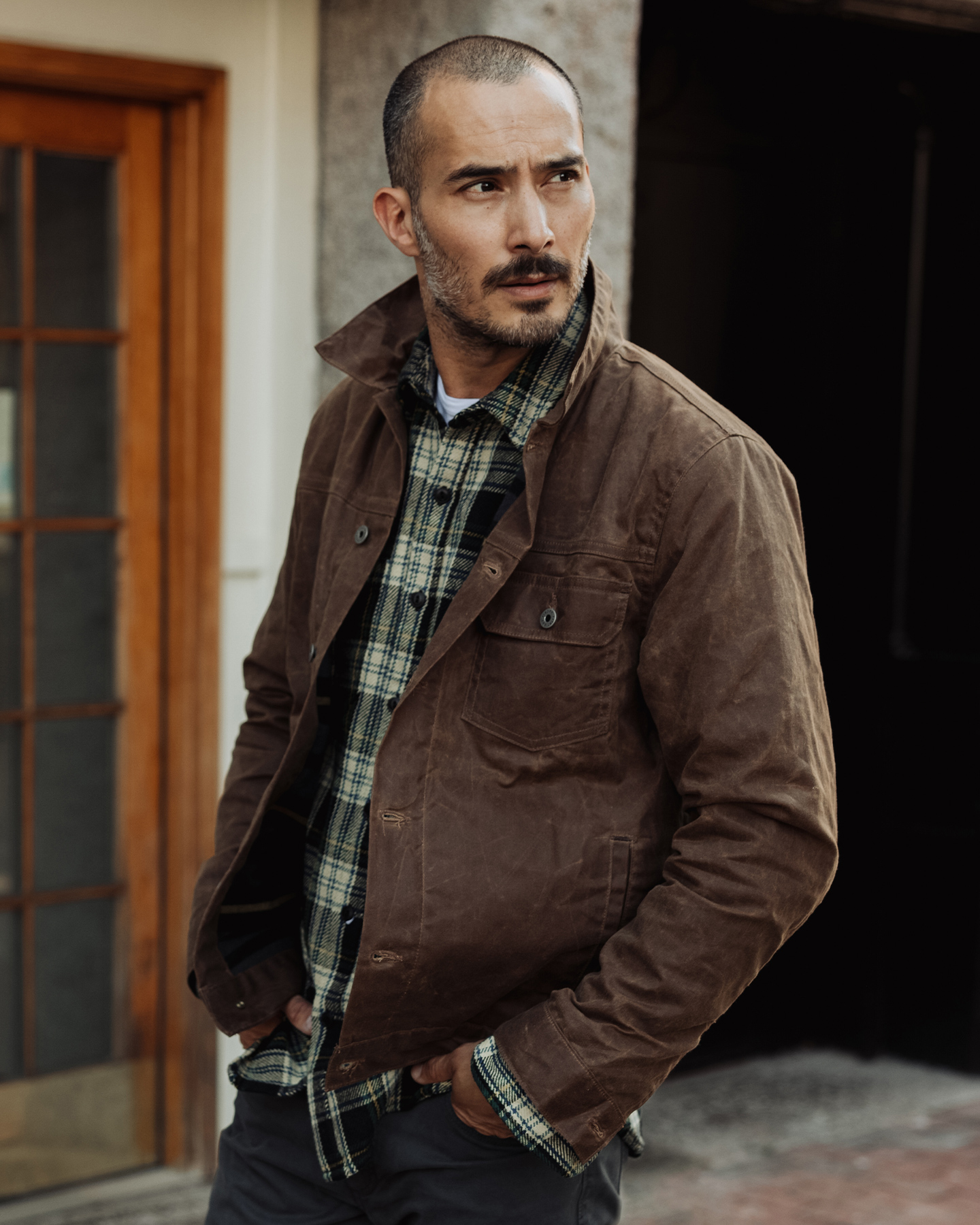 huckberry waxed canvas jacket