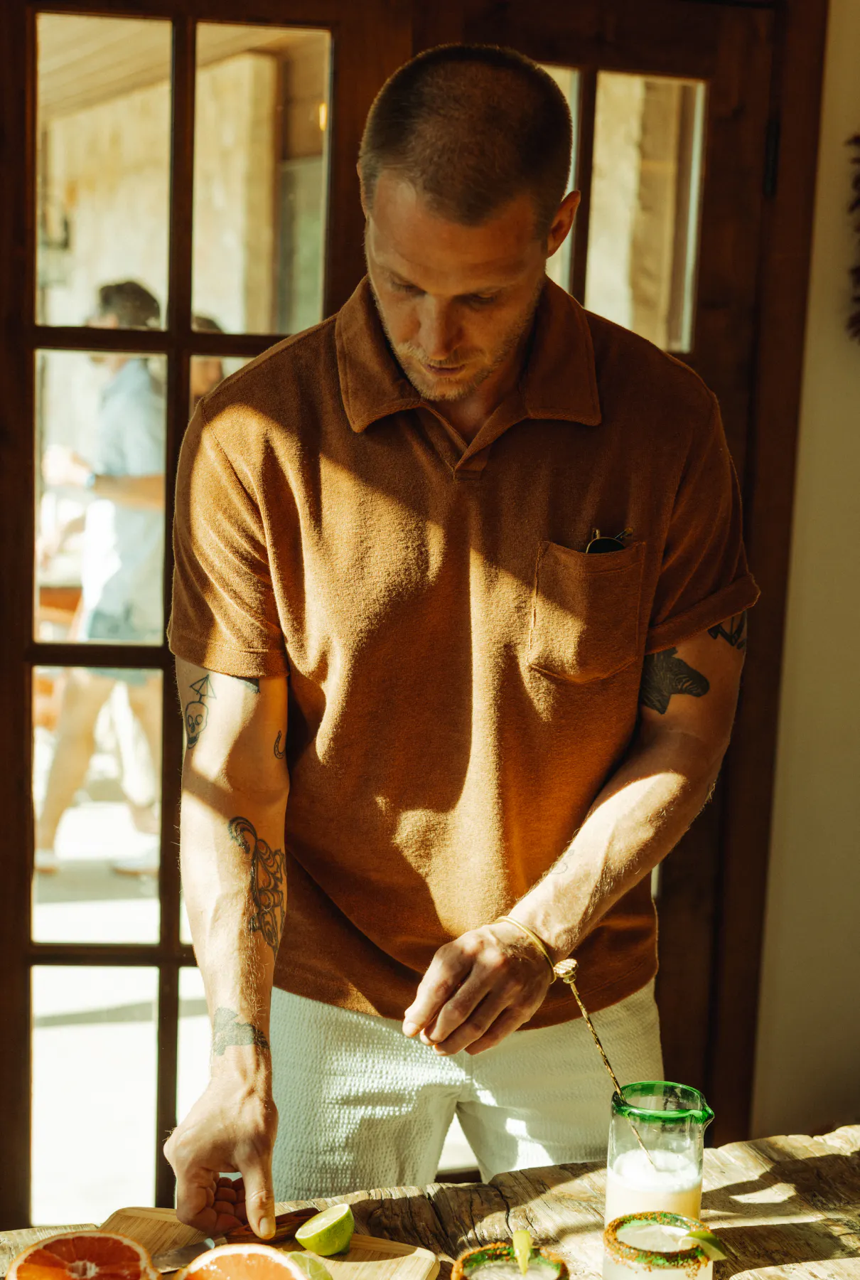 Stan Ray Corduroy CPO Shirt - Navy | Long Sleeve Shirts | Huckberry