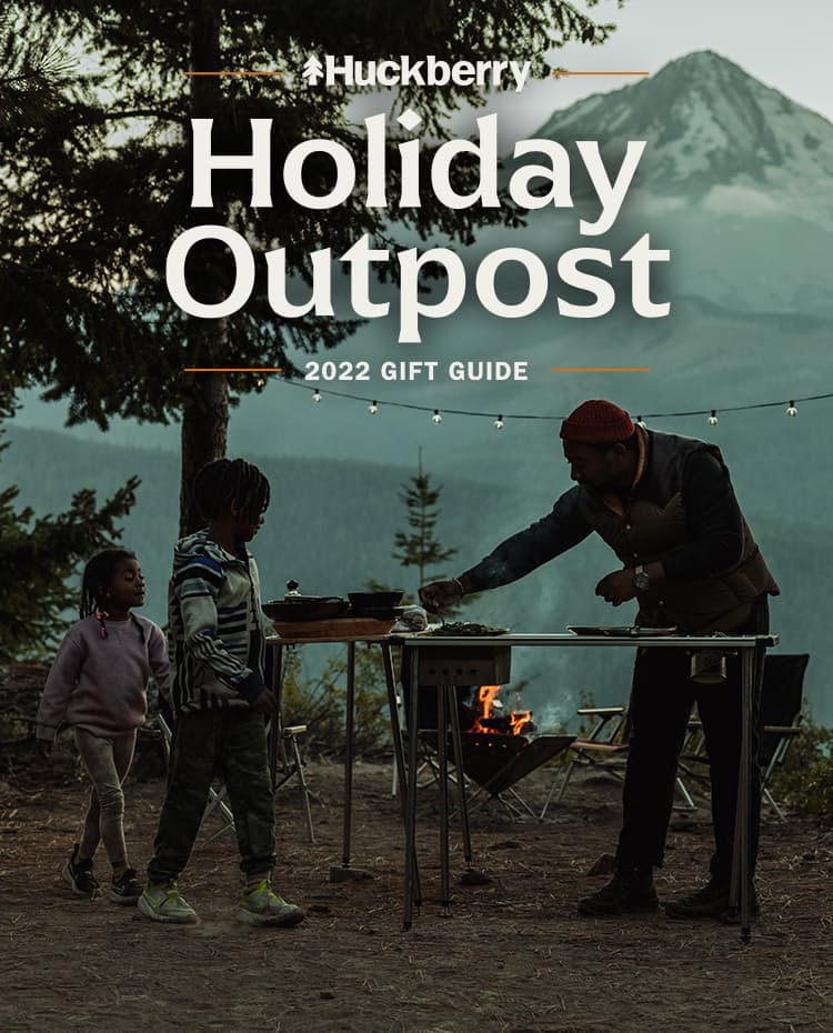 Huckberry Holiday Outpost 2022 Gift Guide - Family camp cookout