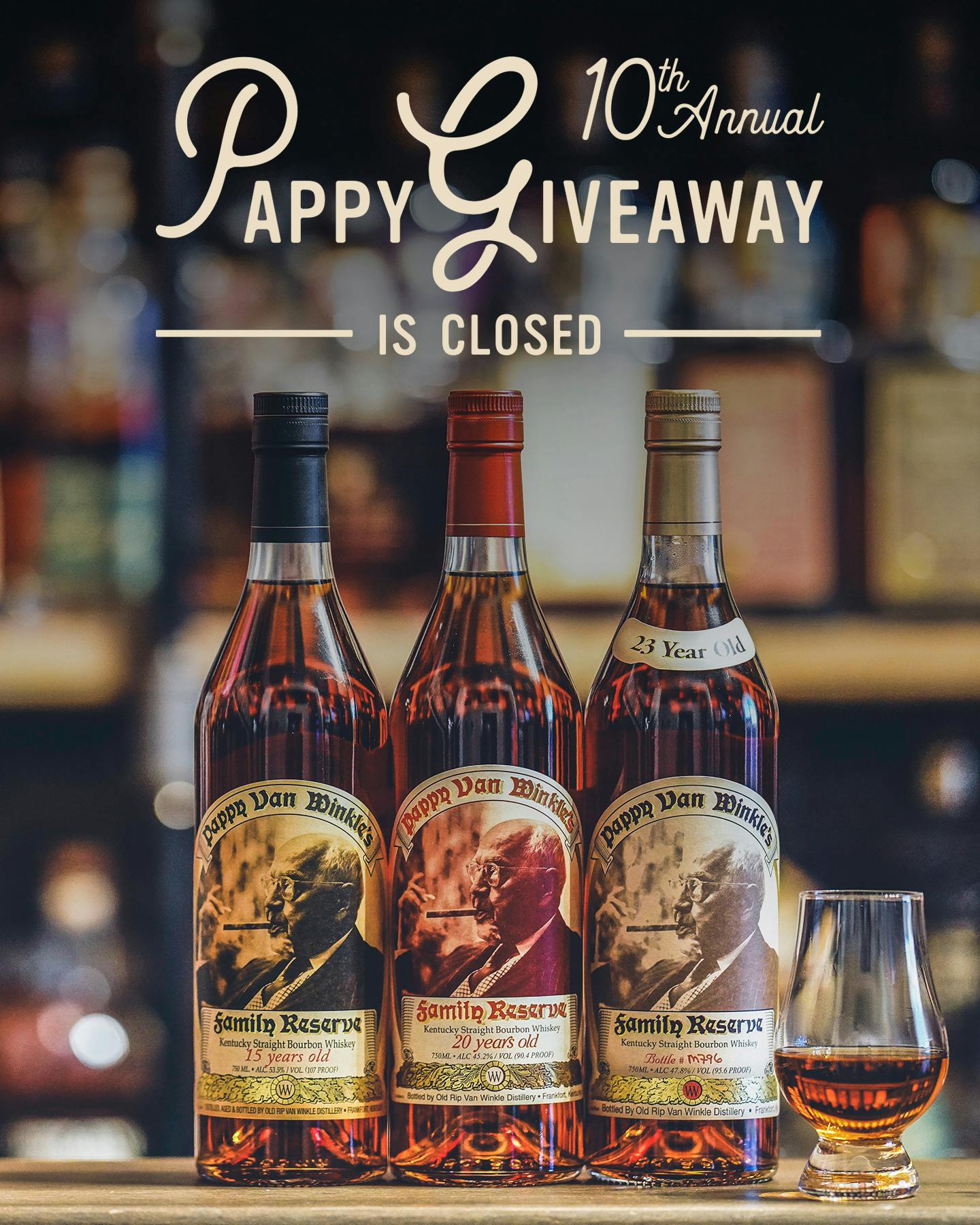 Pappy Van Winkle and glass