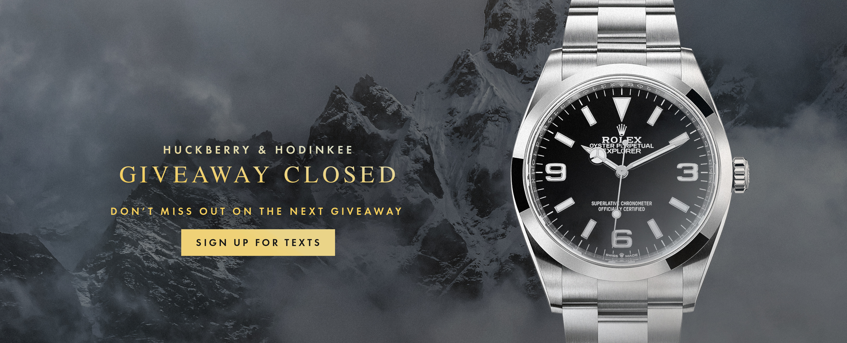 Huckberry Hodinkee Huckberry