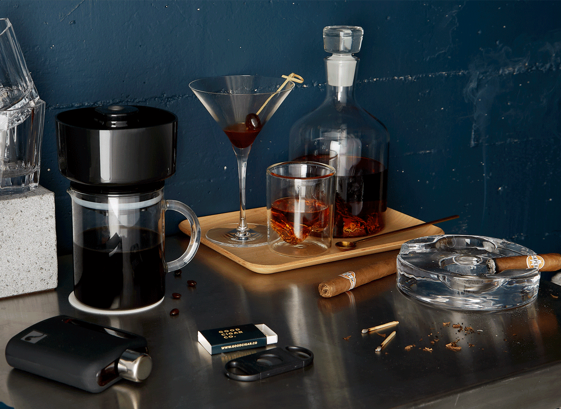 An aerial view of a field. A road runs through the upper right corner.