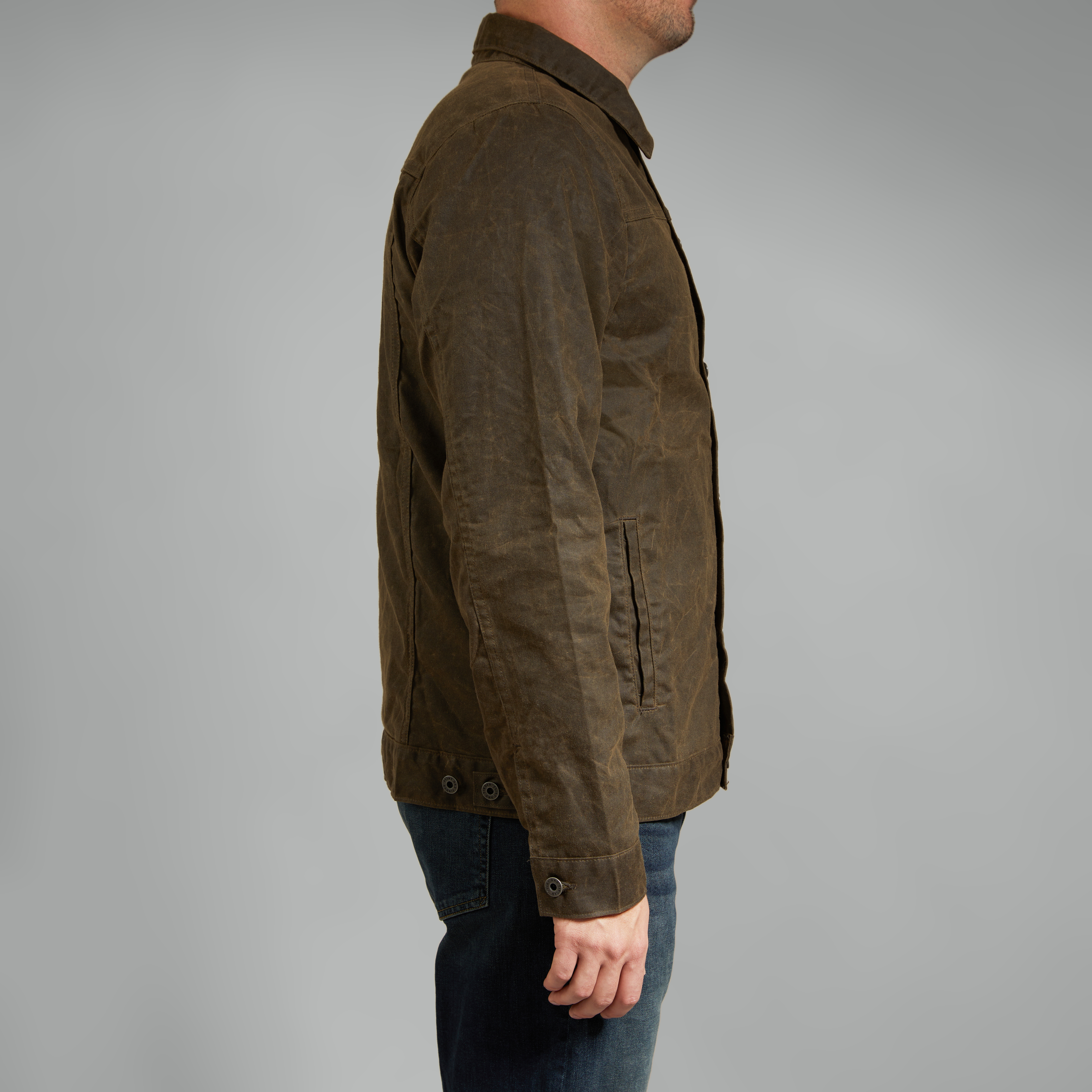 Waxed Canvas Trucker Jacket