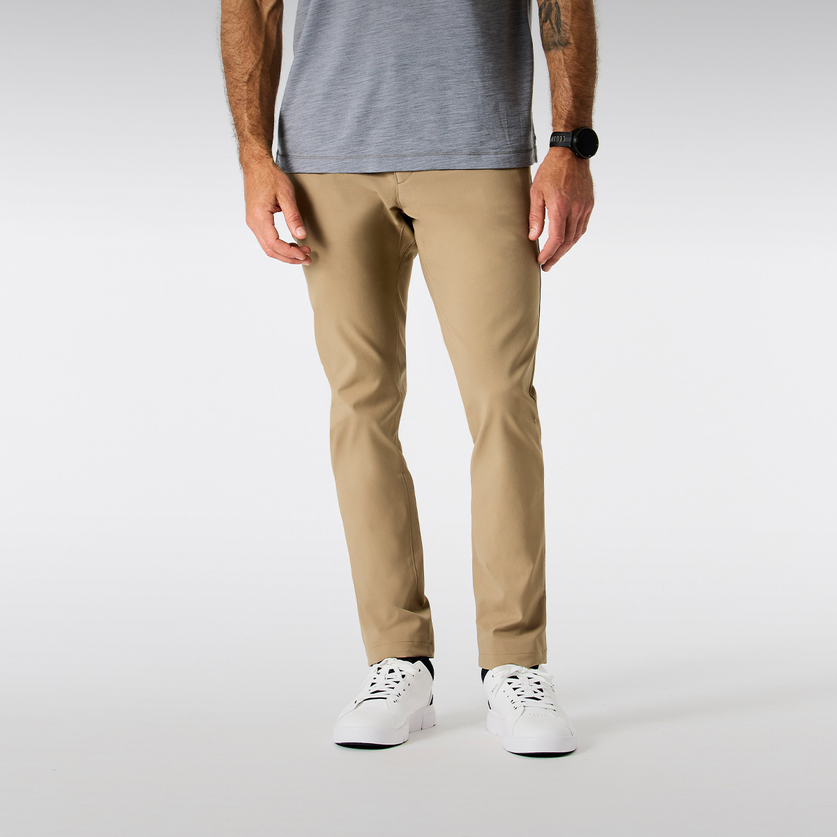 Proof Nomad Performance Chino - HB Athletic Tapered - Black