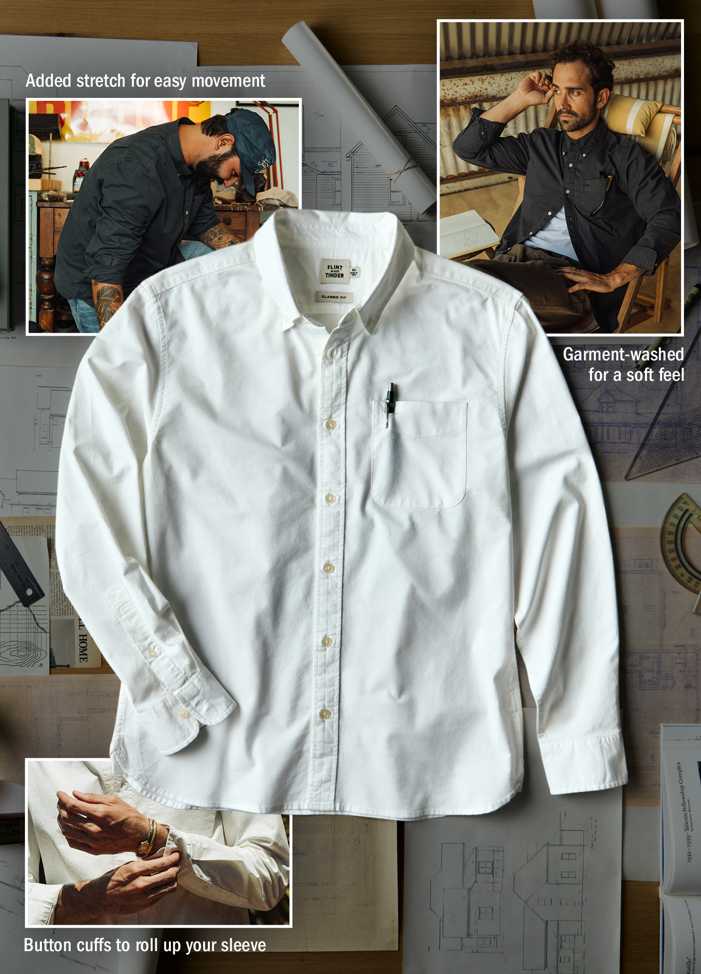 トップス WHIMSY TRADEMARK BD OXFORD SHIRT WHIMSY TRADEMARK BD OXFORD SHIRT