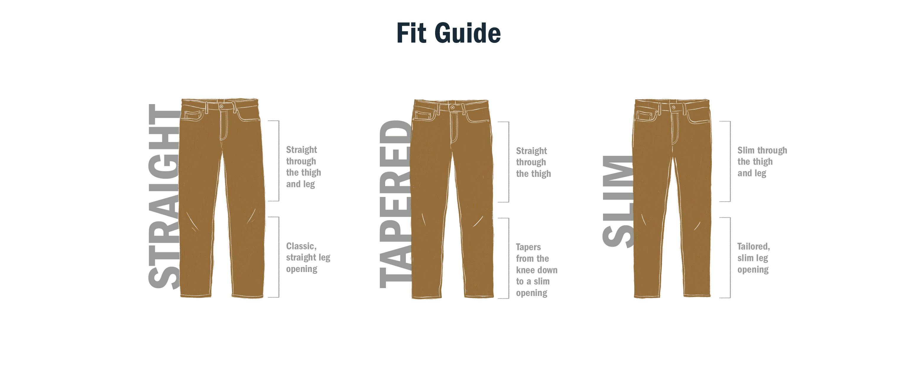 365 Pants Fit Guide
