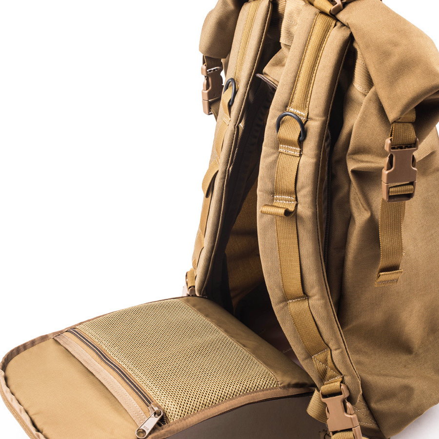MIS Roll Up Backpack Coyote Brown Backpacks Huckberry