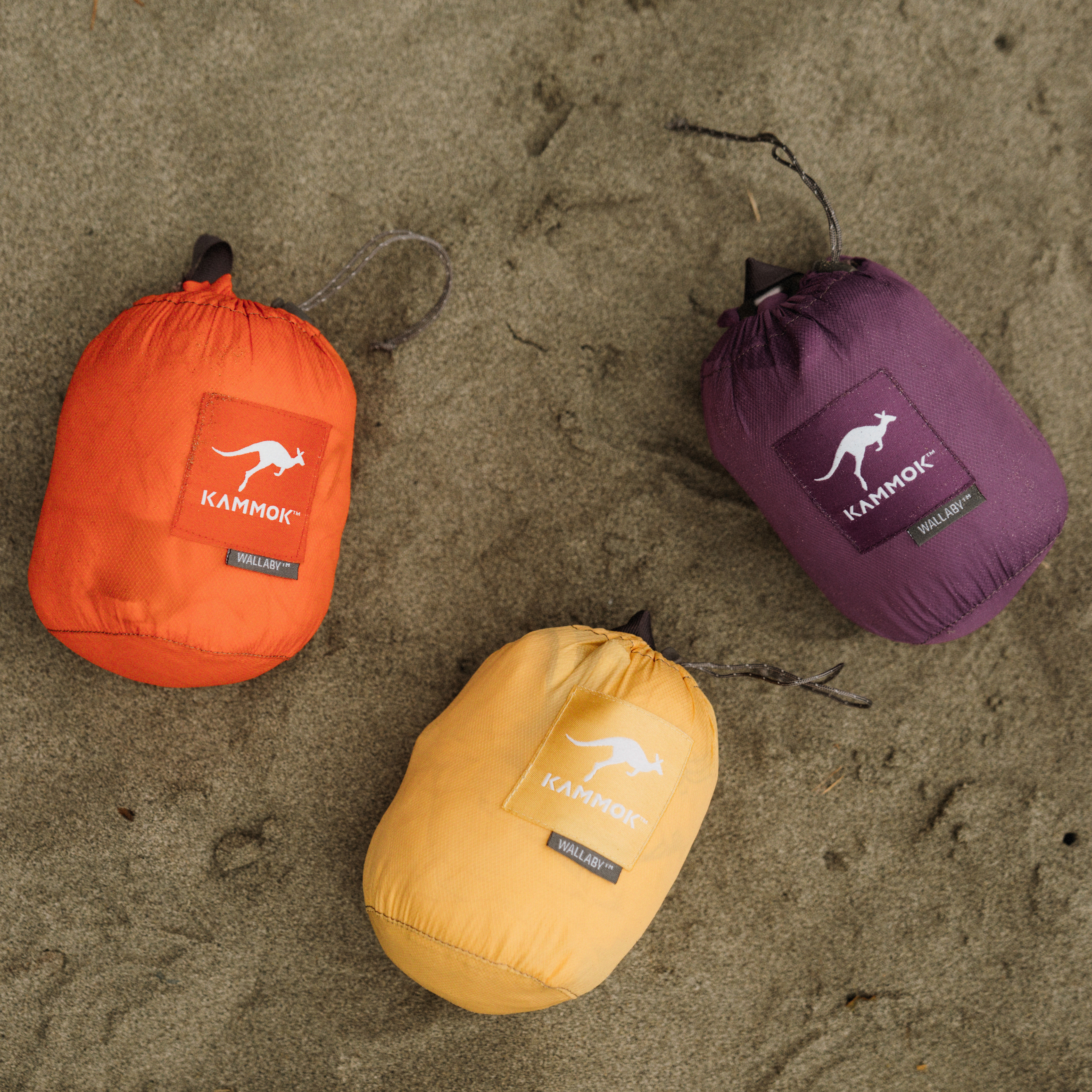 Kammok Wallaby Hammock + Python straps - Half Moon Purple