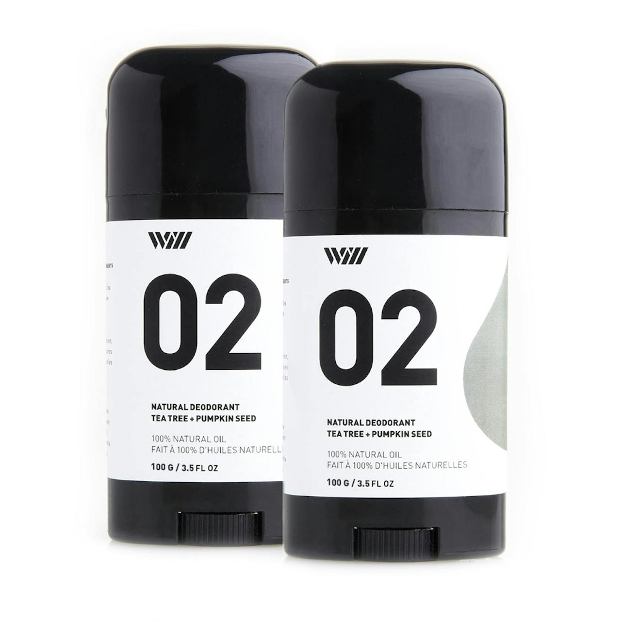 Way of WILL 02 All Natural Deodorant (2 Pack)