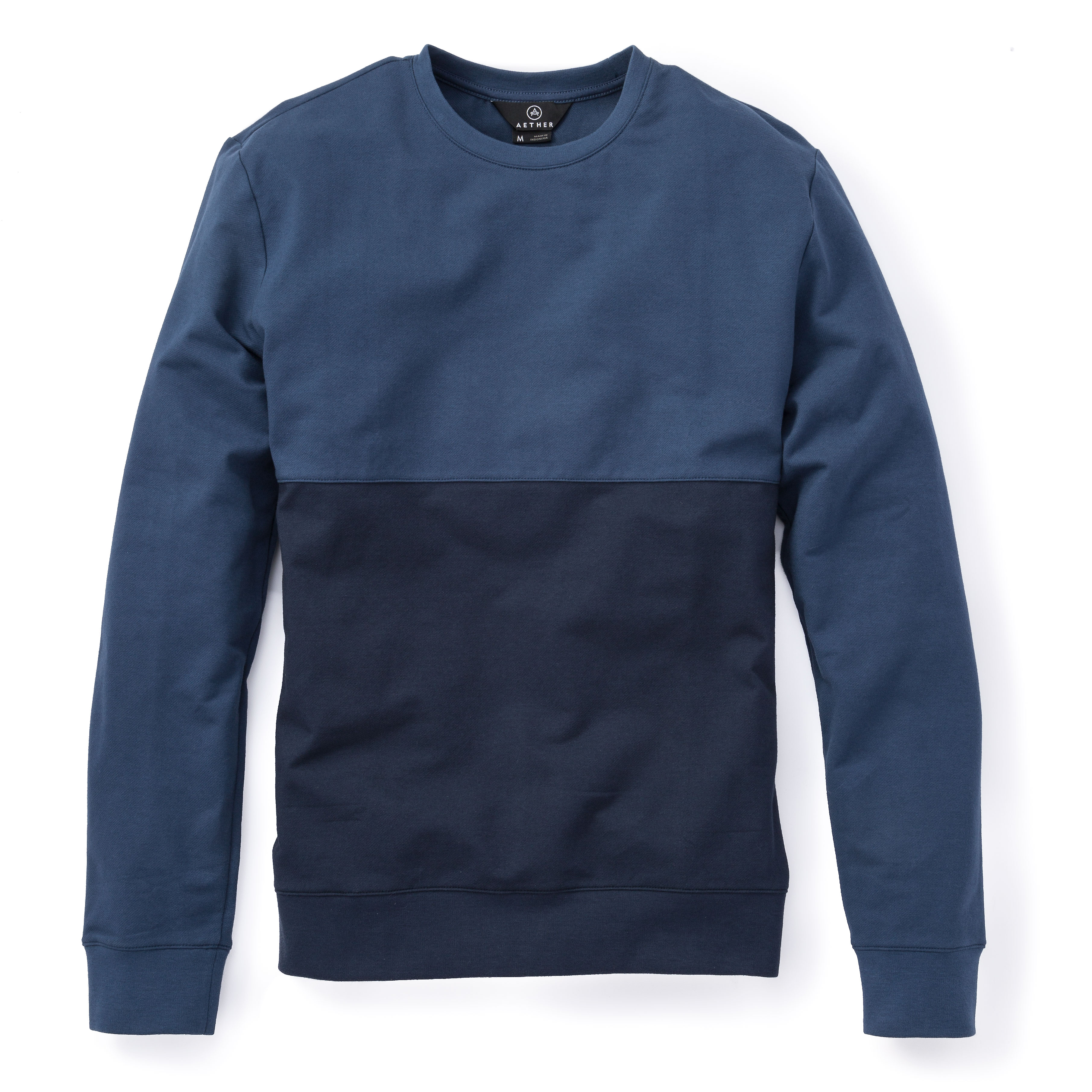 Aether Blocked Crew Sweatshirt - Total Eclipse | undefined