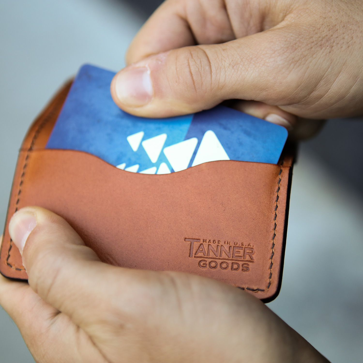 Tanner Goods Quad Wallet Limited Edition Saddle Tan Wallets Huckberry