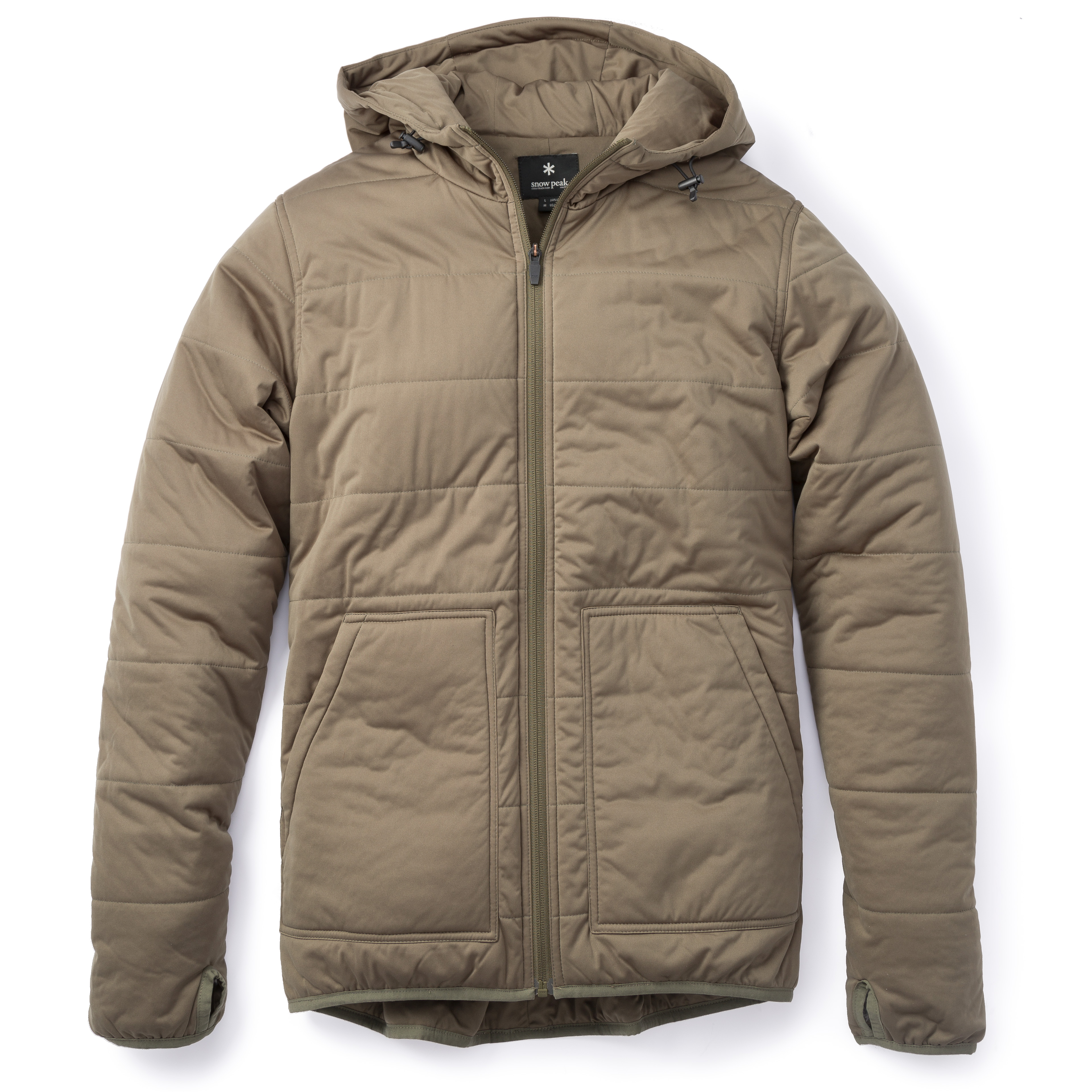 Snow Peak Flexible Insulated Hoodie - Olive | undefined | Huckberry