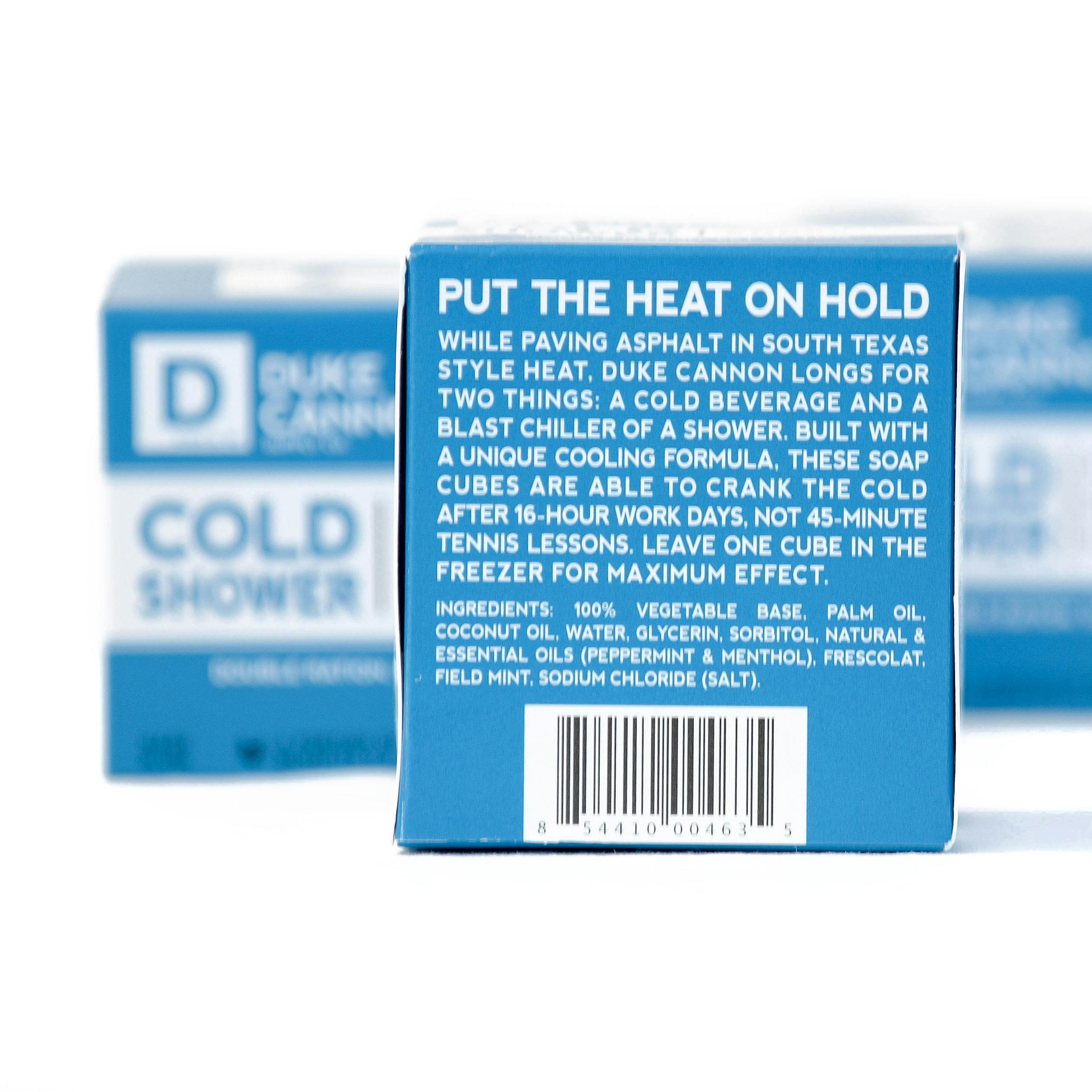  Duke Cannon Cold Shower Cooling Soap Cubes, 7 Ounce : Beauty &  Personal Care