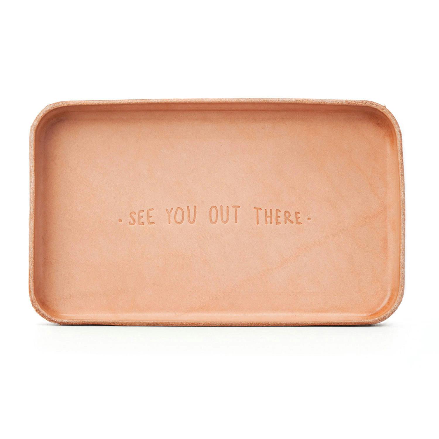 Billykirk "See you Out There" Leather Valet Tray
