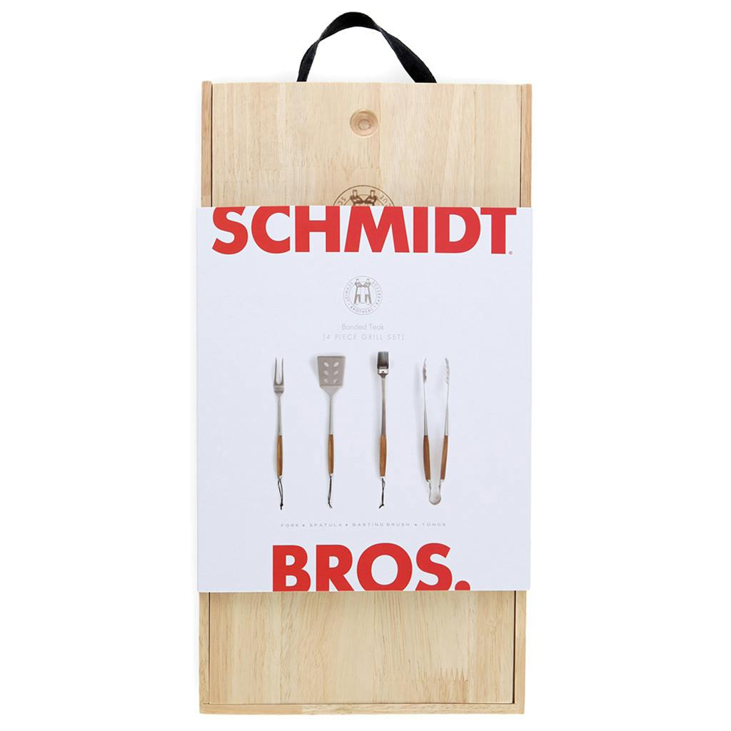 Schmidt Brothers Bonded Teak 4 Pc. Grill Set