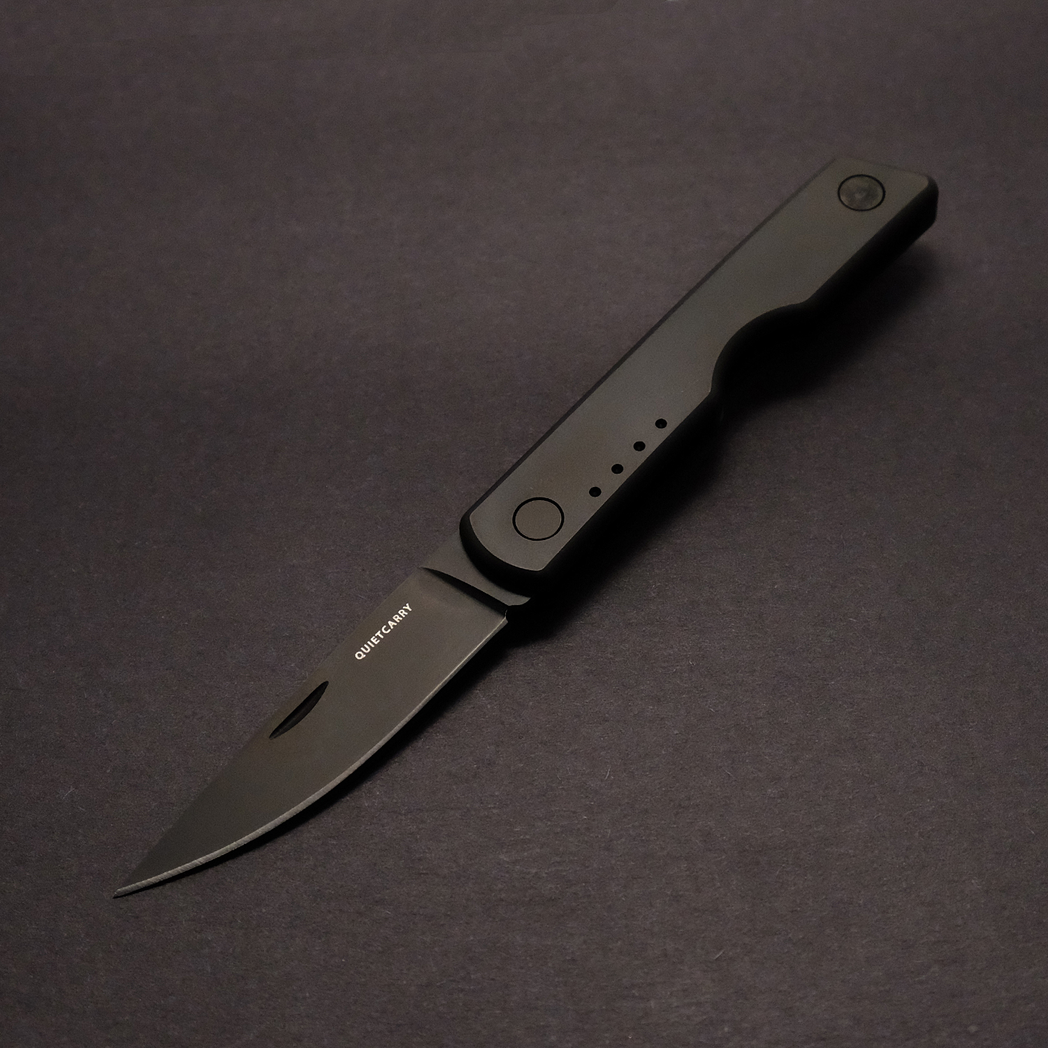 Quiet Carry The West knife PVD Black Titanium Knives Huckberry