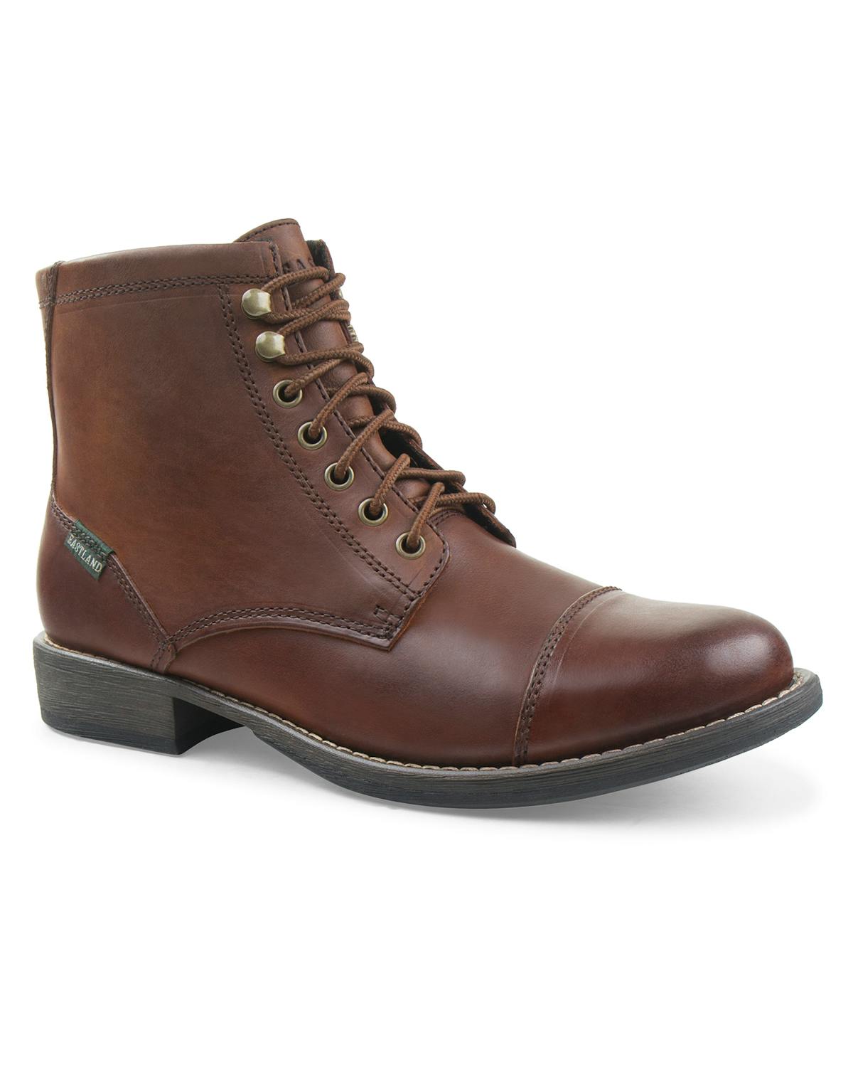 Eastland High Fidelity Cap Toe Tan Work Boots Huckberry