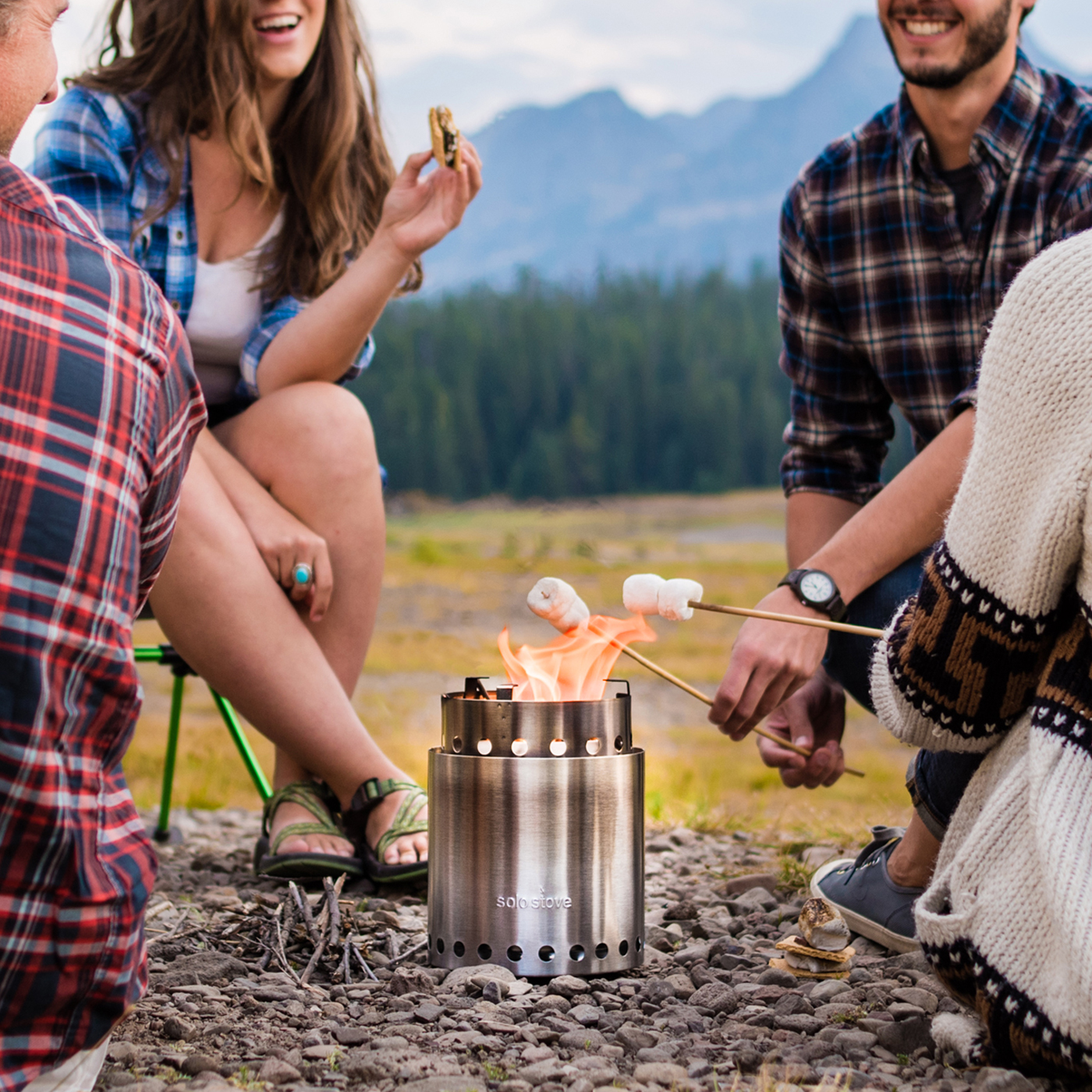 Solo Stove Campfire 4p Stove Stainless Steel undefined Huckberry