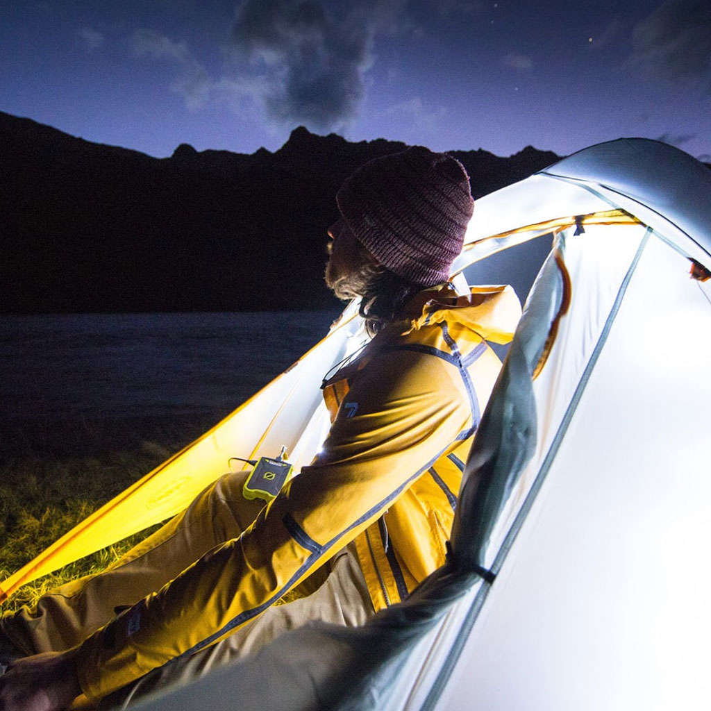 Big Agnes Tumble 3 (Mtn GLO) + Footprint - Yellow + White
