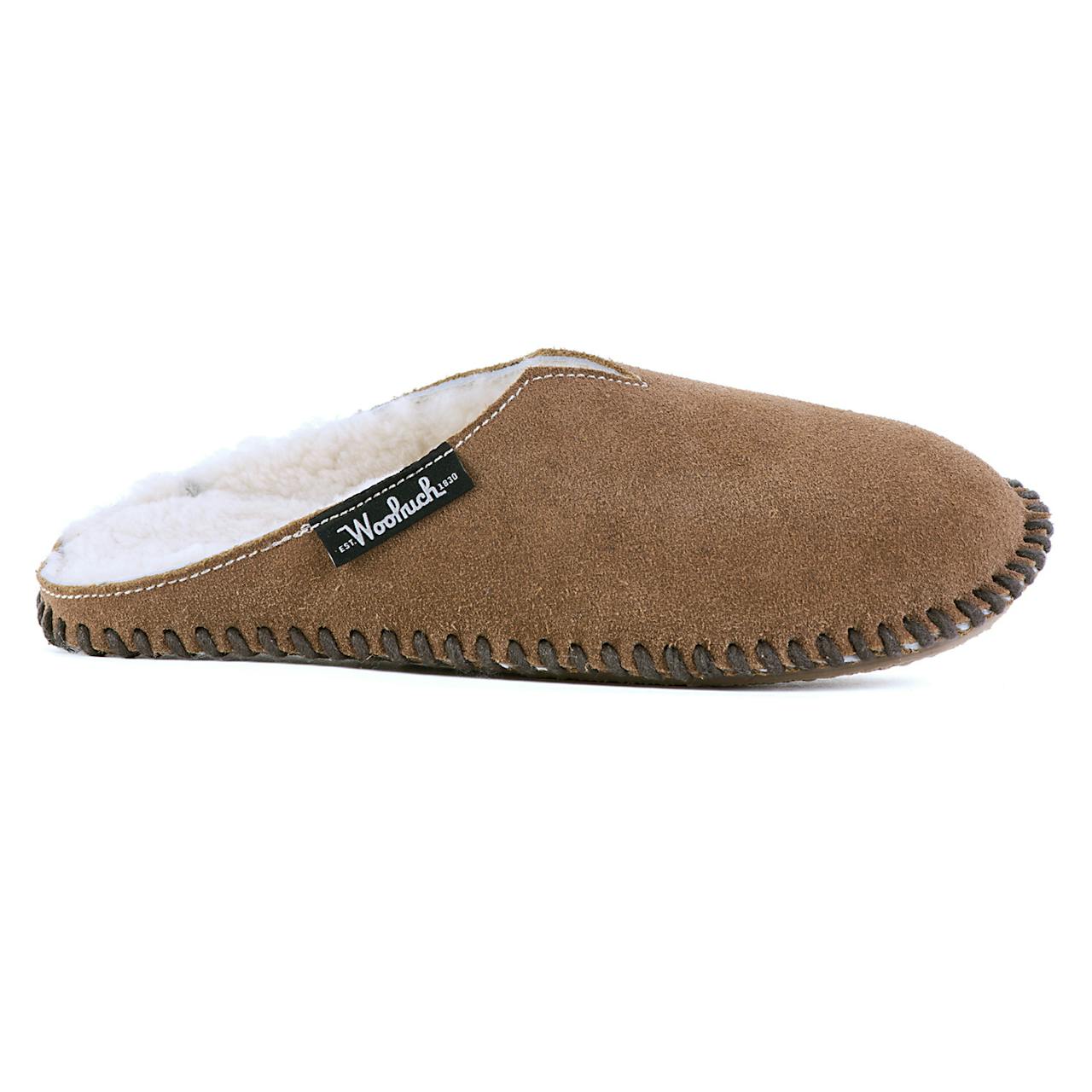 Woolrich Footwear Fleece-Lined Suede Slippers