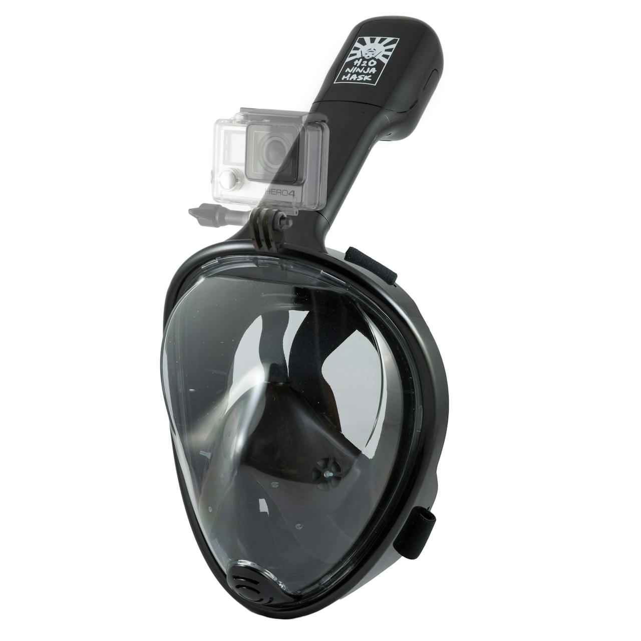 H2O Ninja Mask Full Face Snorkel Mask + Gopro Mount