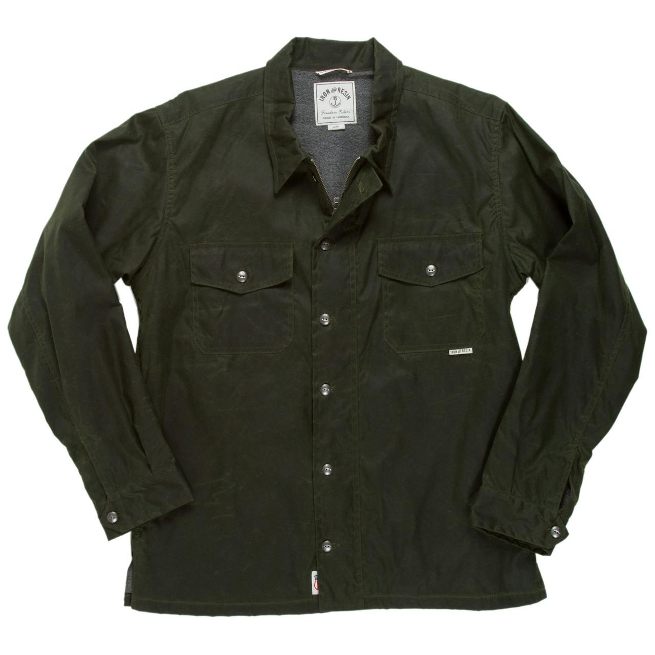 Iron and Resin Shelter Shirt Jacket - Olive | Clothing | Huckberry