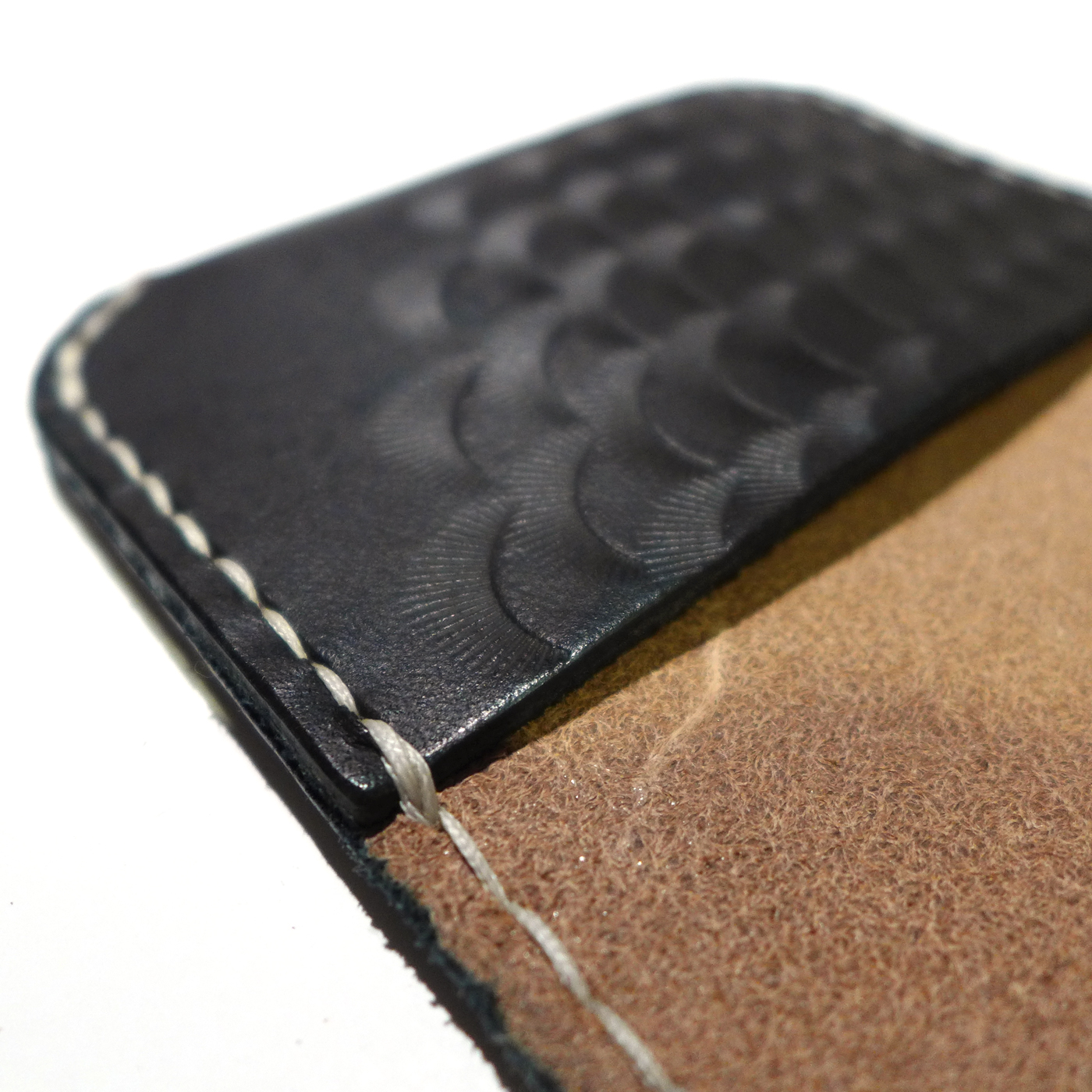 Made Solid Hand Stamped Indigo Slim Wallet Indigo Wallets Huckberry