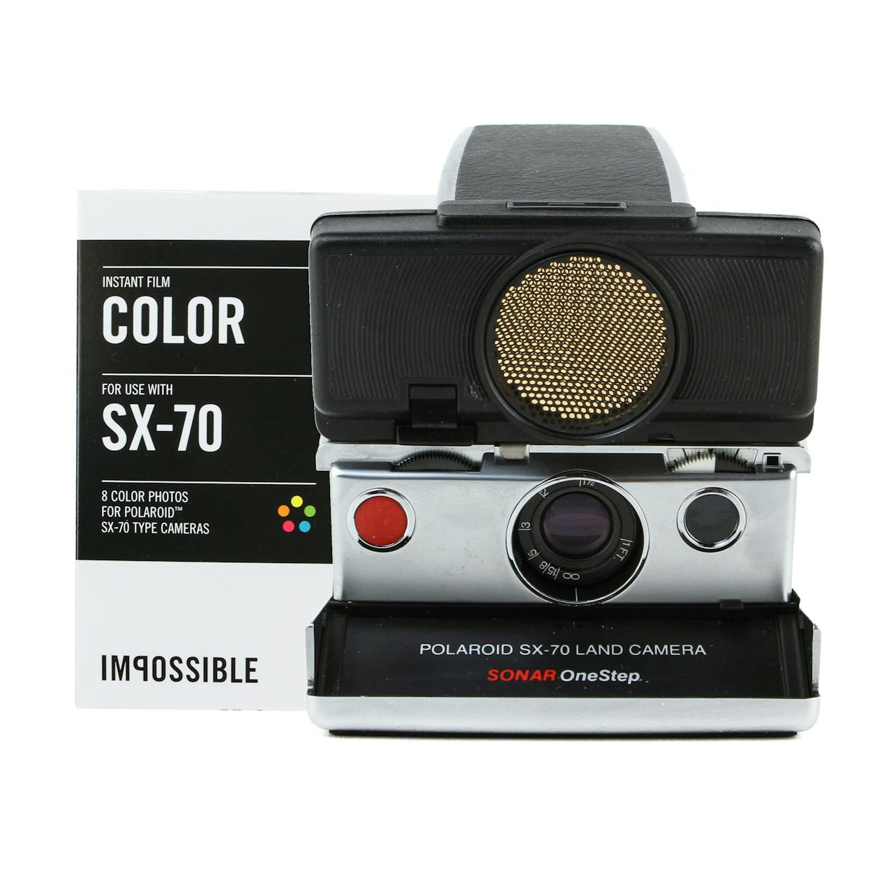 Impossible Project SX-70 Camera + 2 Pack Film