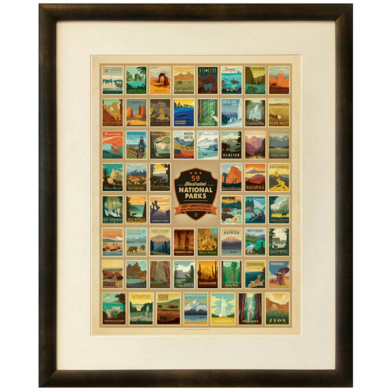 Anderson Design Group 100th Anniversary National Parks Print
