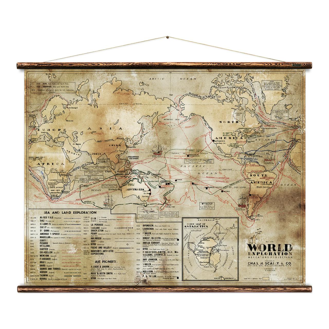Erstwhile World Exploration Map