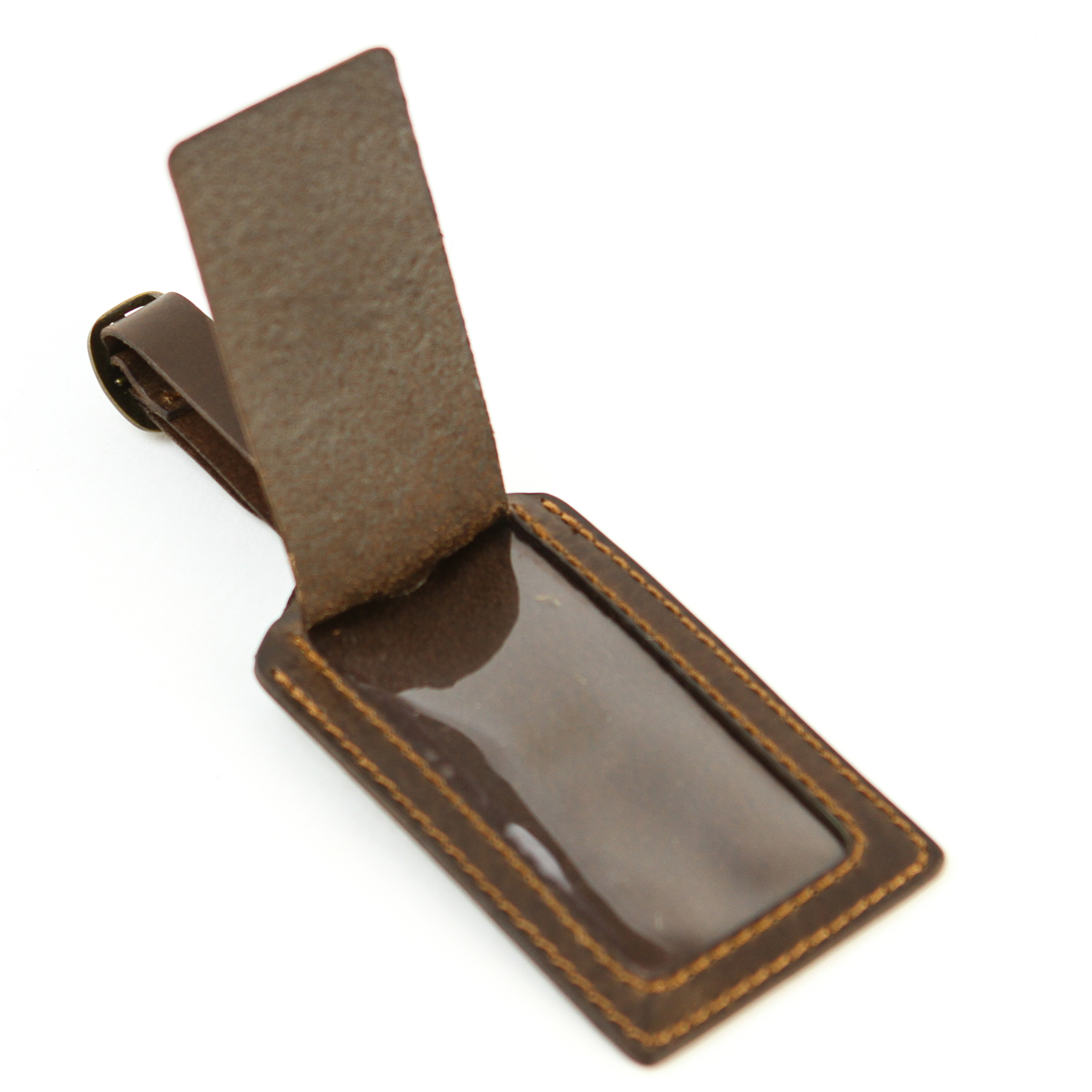Satchel & Page Luggage Tag - Brown | undefined | Huckberry