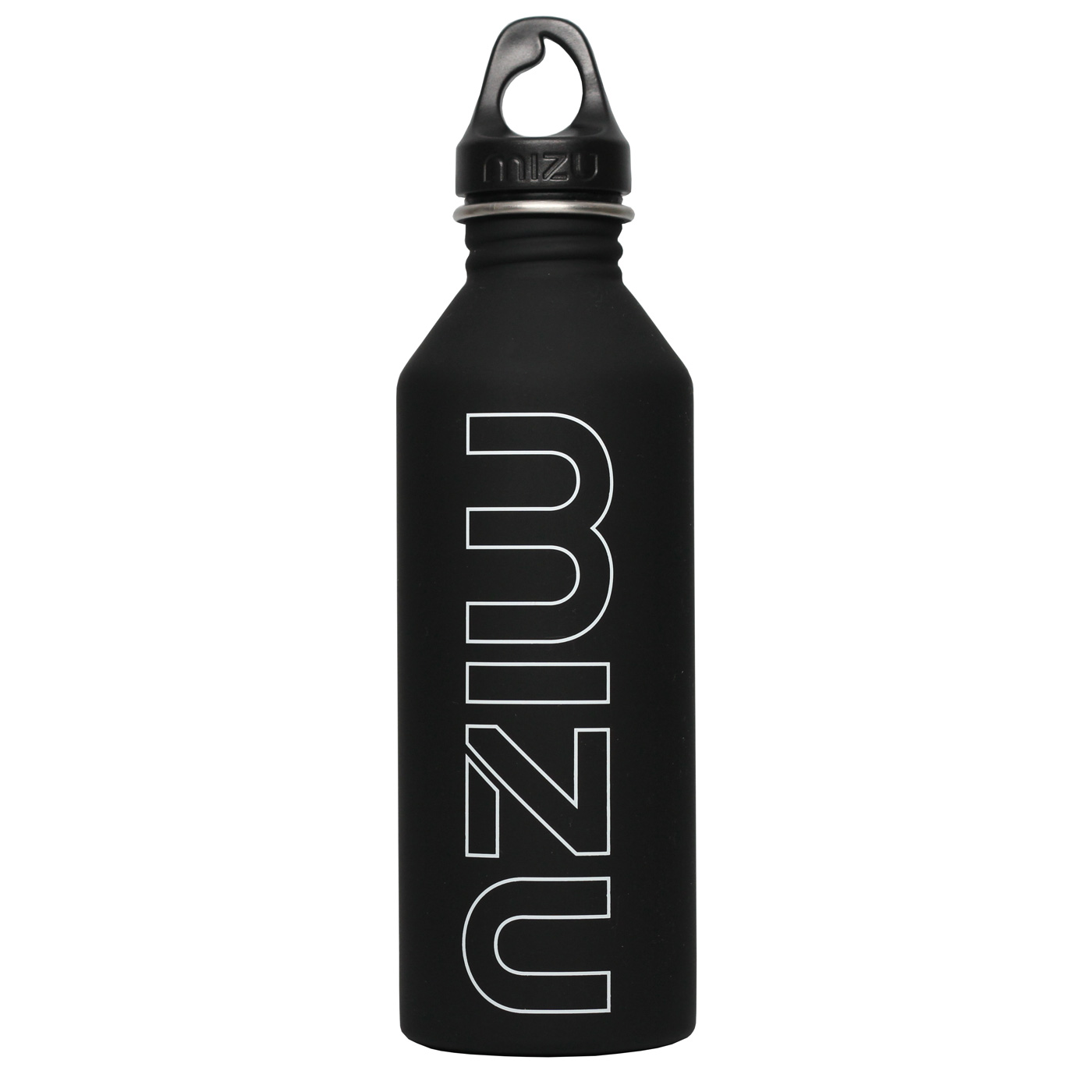 Mizu M8 Water Bottle + Sport Cap Black Kitchen Huckberry