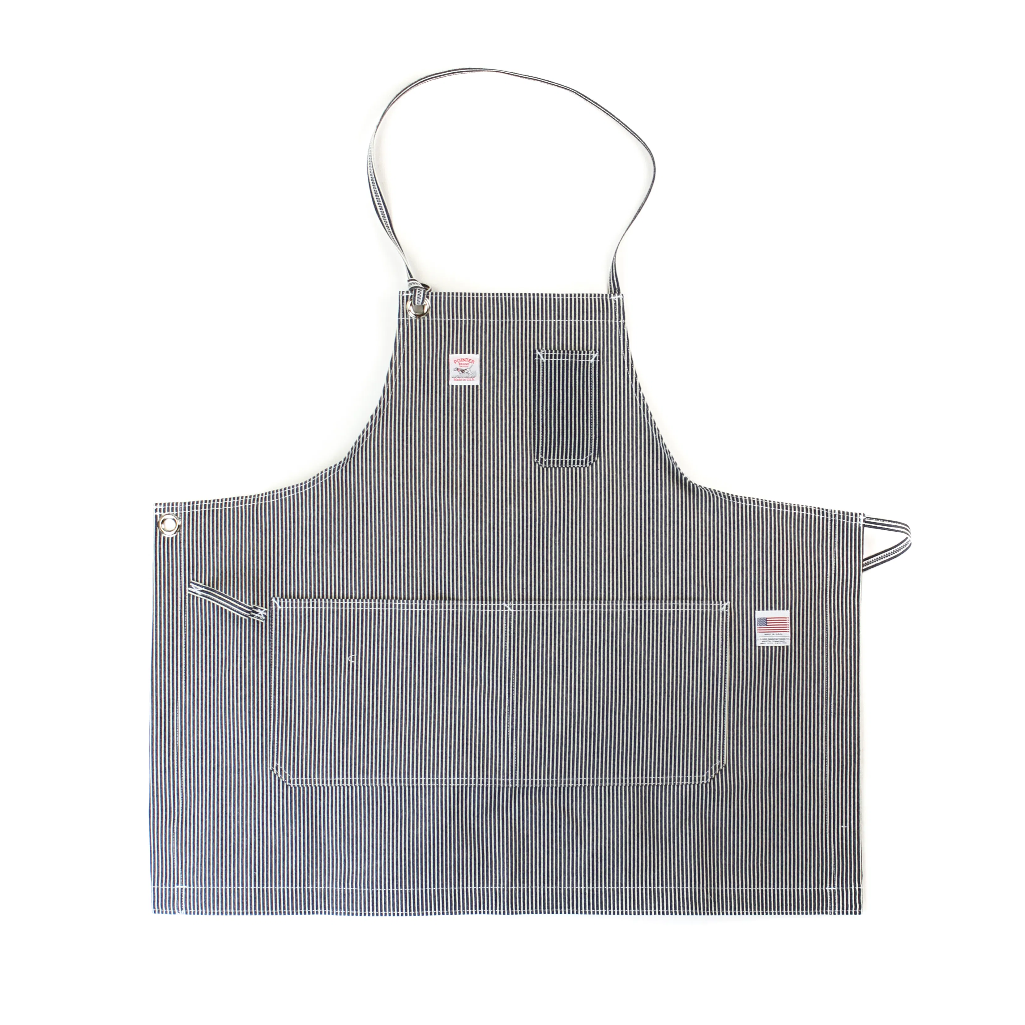 Pointer Brand Shop Apron - Hickory Stripe | undefined | Huckberry