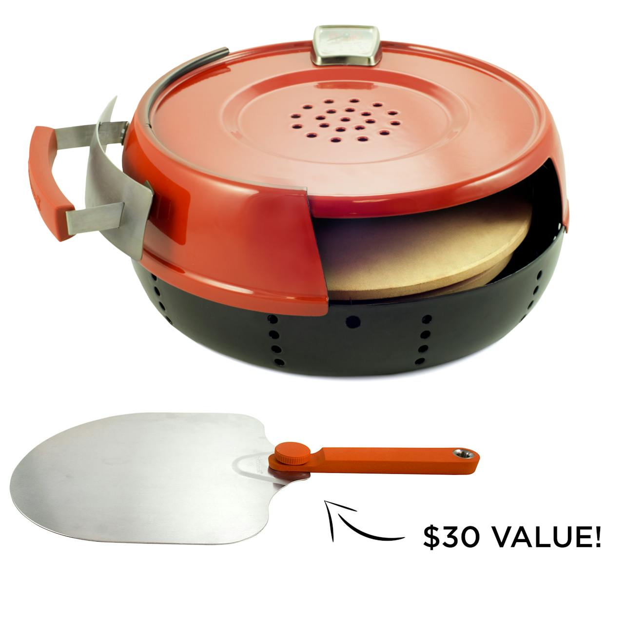 pizzacraft Stovetop Pizza Oven with Pizza Peel