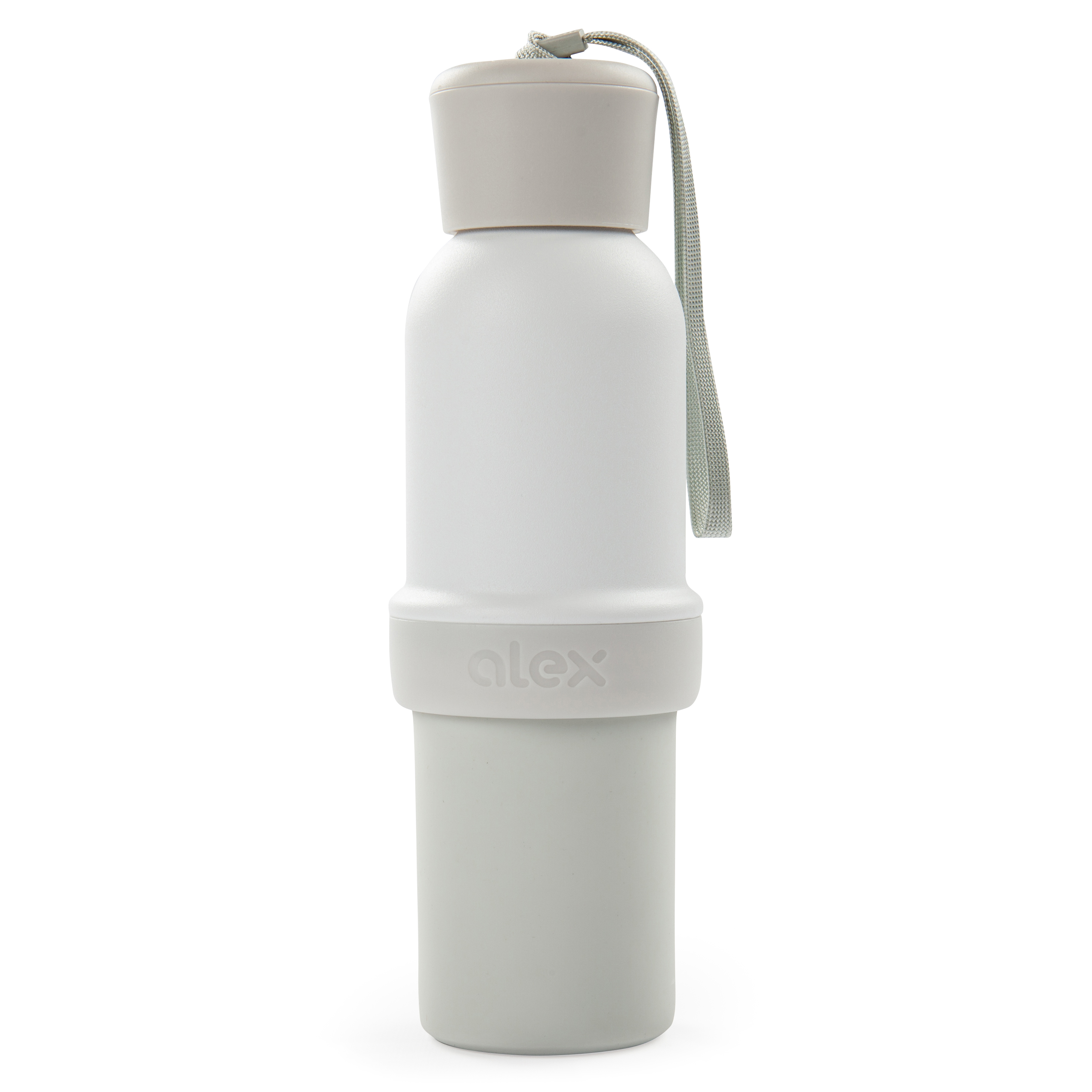 ALEX Bottle Easy to Clean Water Bottle White Fog undefined