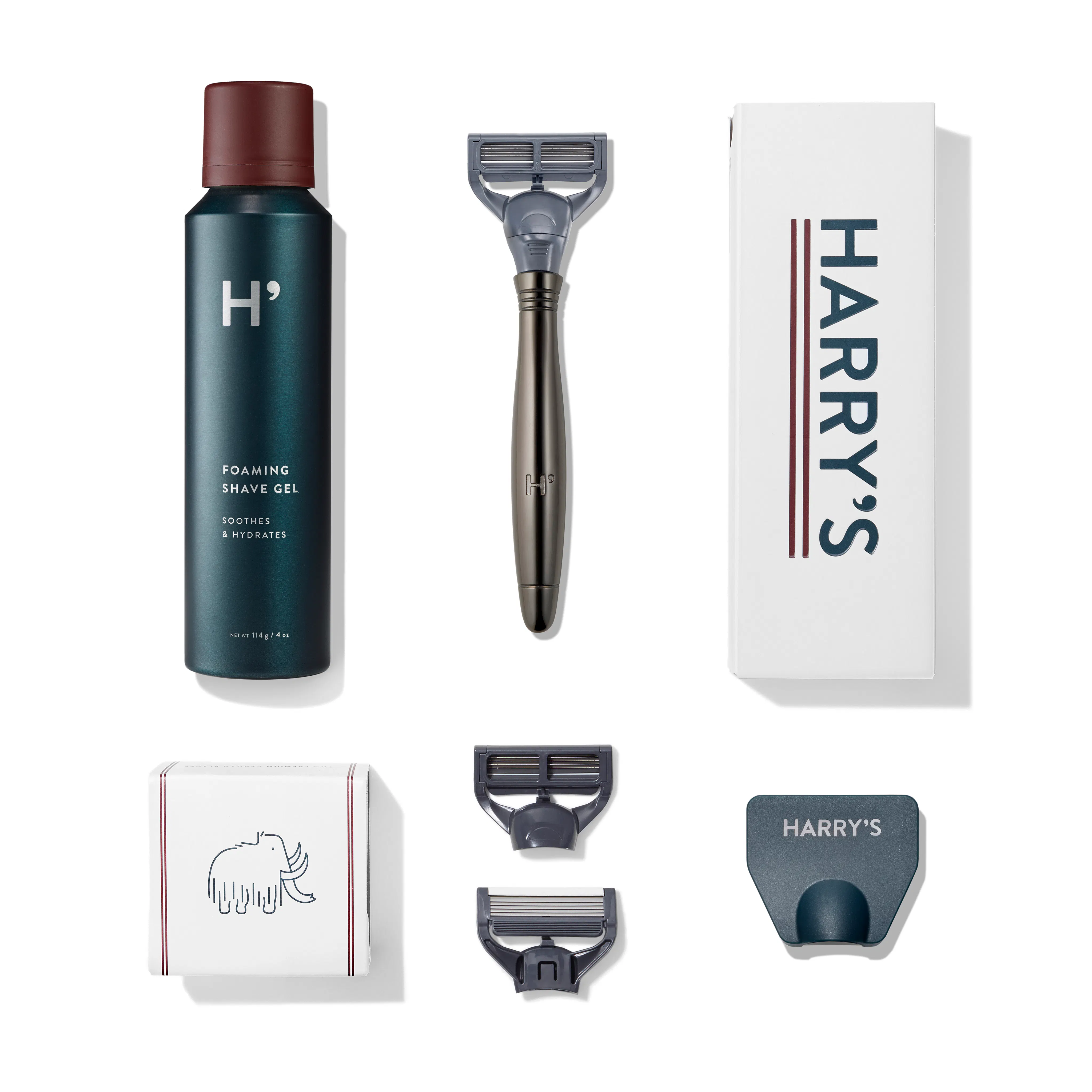 Harry Winston ハリーウィンストン　メイクコスメ・グルーミングブラシ Harry's Winston Charcoal Set + Member Gift - Charcoal | undefined