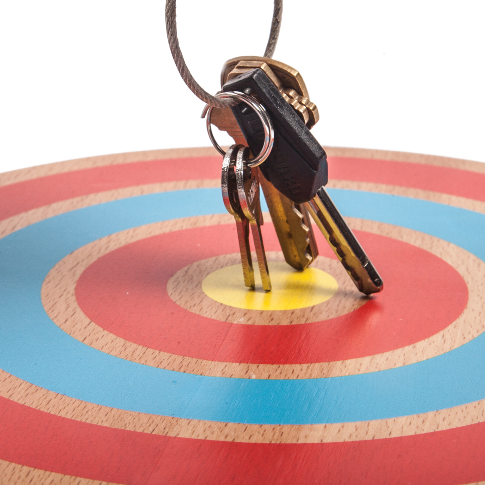 Areaware Magnetic Key Target Red Outline undefined Huckberry