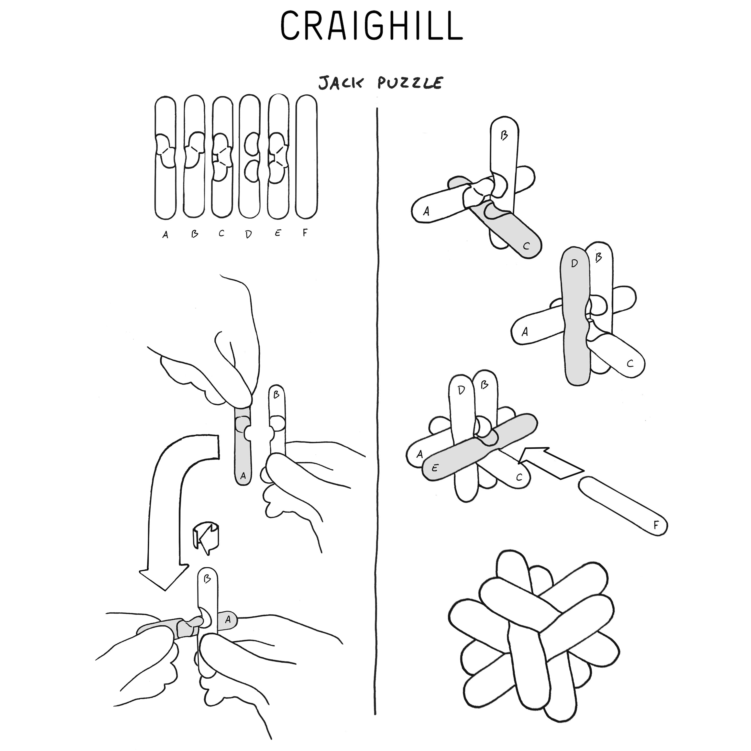 Craighill Jack Puzzle Huckberry