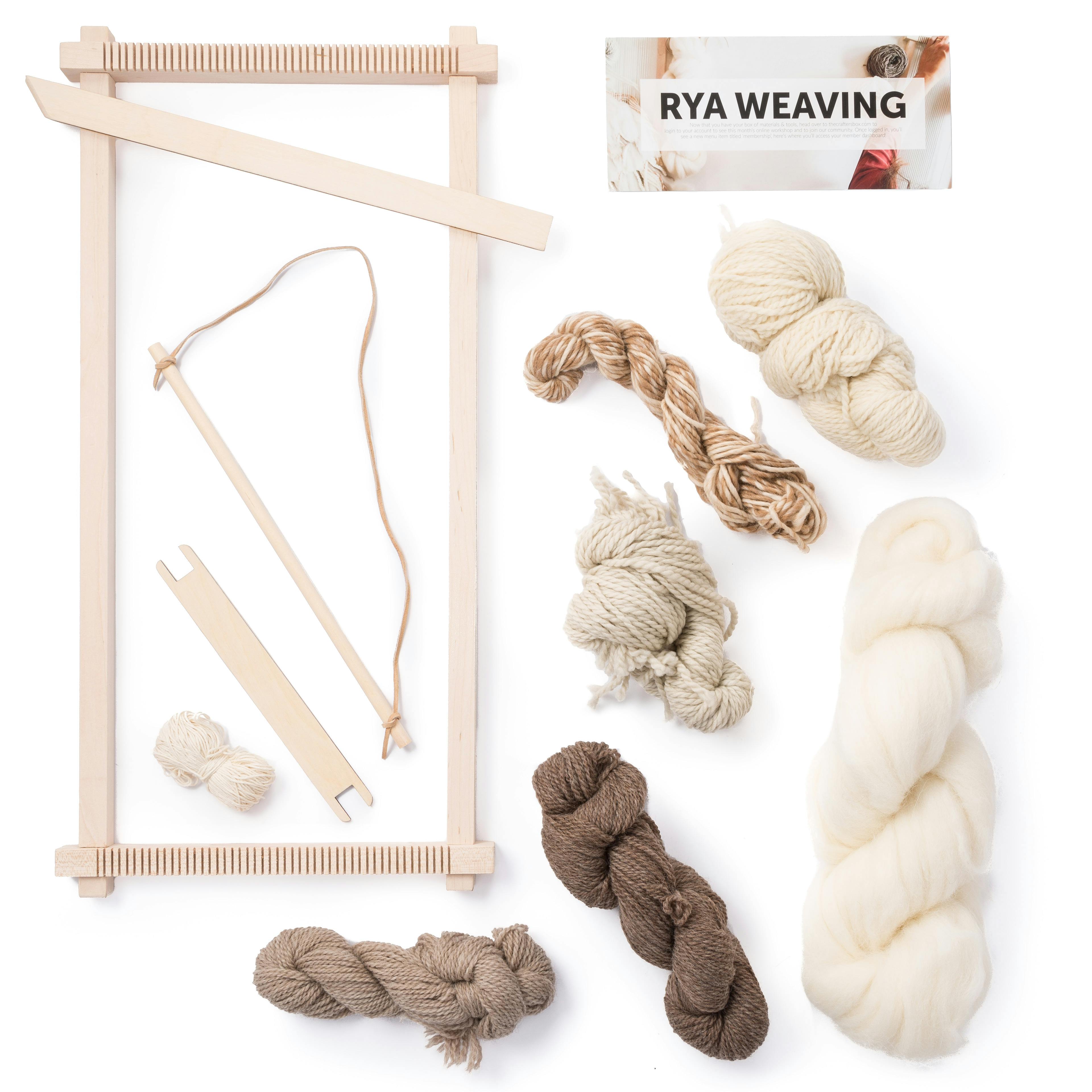The Crafter's Box Rya Weaving Kit
