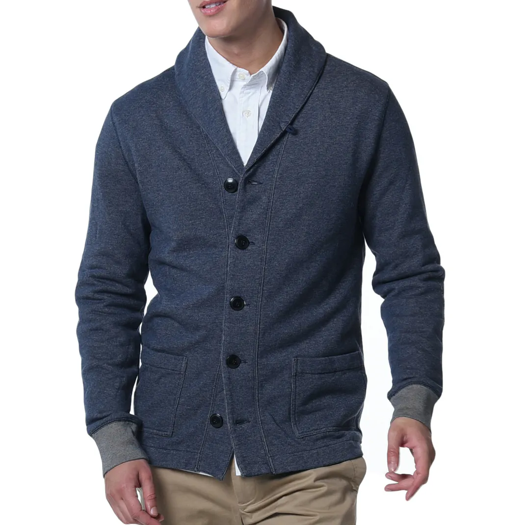Grayers Birch Shawl Cardigan - Denim 