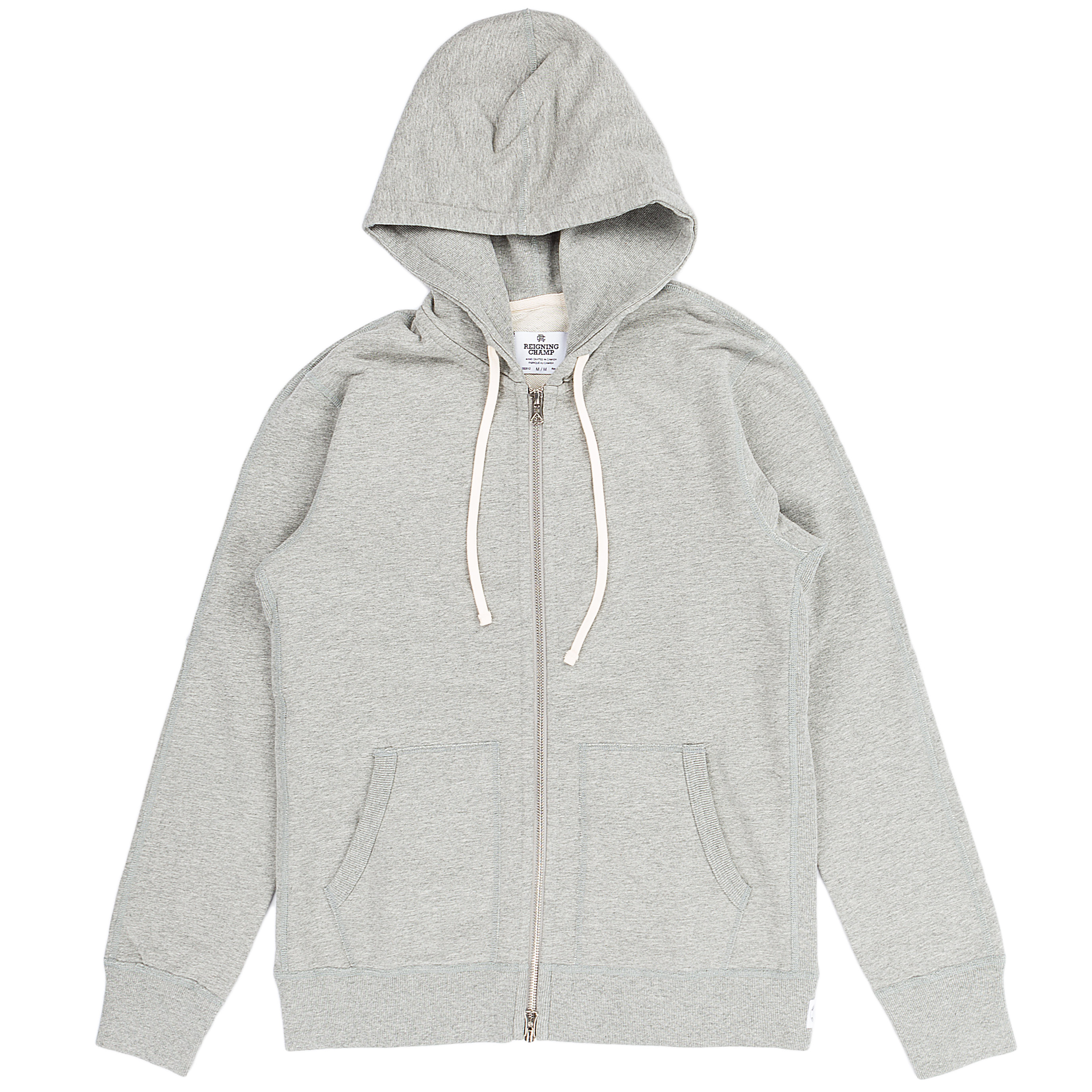 reigning champ zip up hoodie