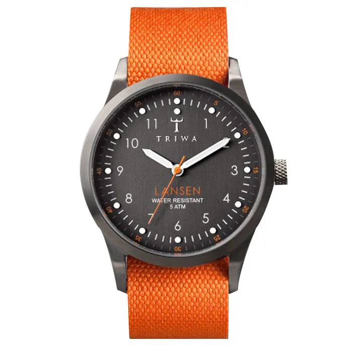 Triwa Lansen - Grey/ Orange | undefined | Huckberry